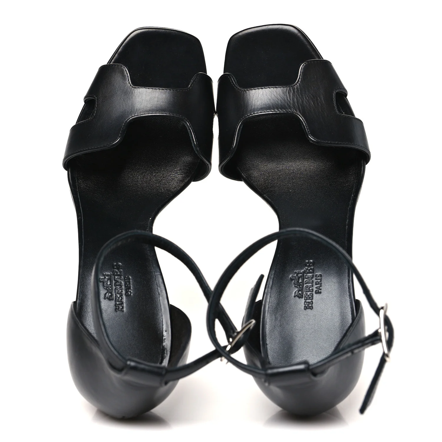Calfskin Joy 105 Sandals 38.5 Black - Image 2