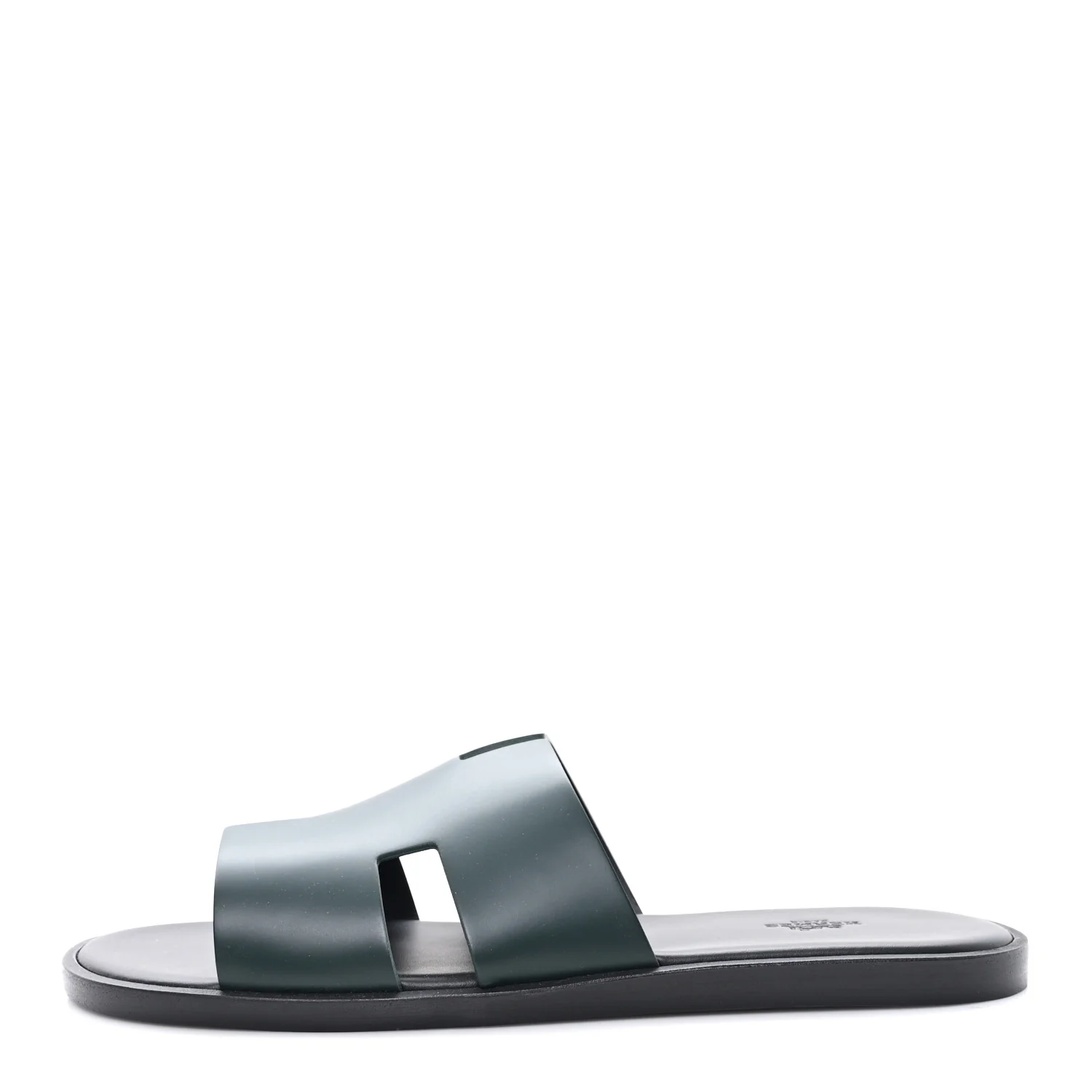 Calfskin Mens Izmir Sandals 44 Vert Fonce