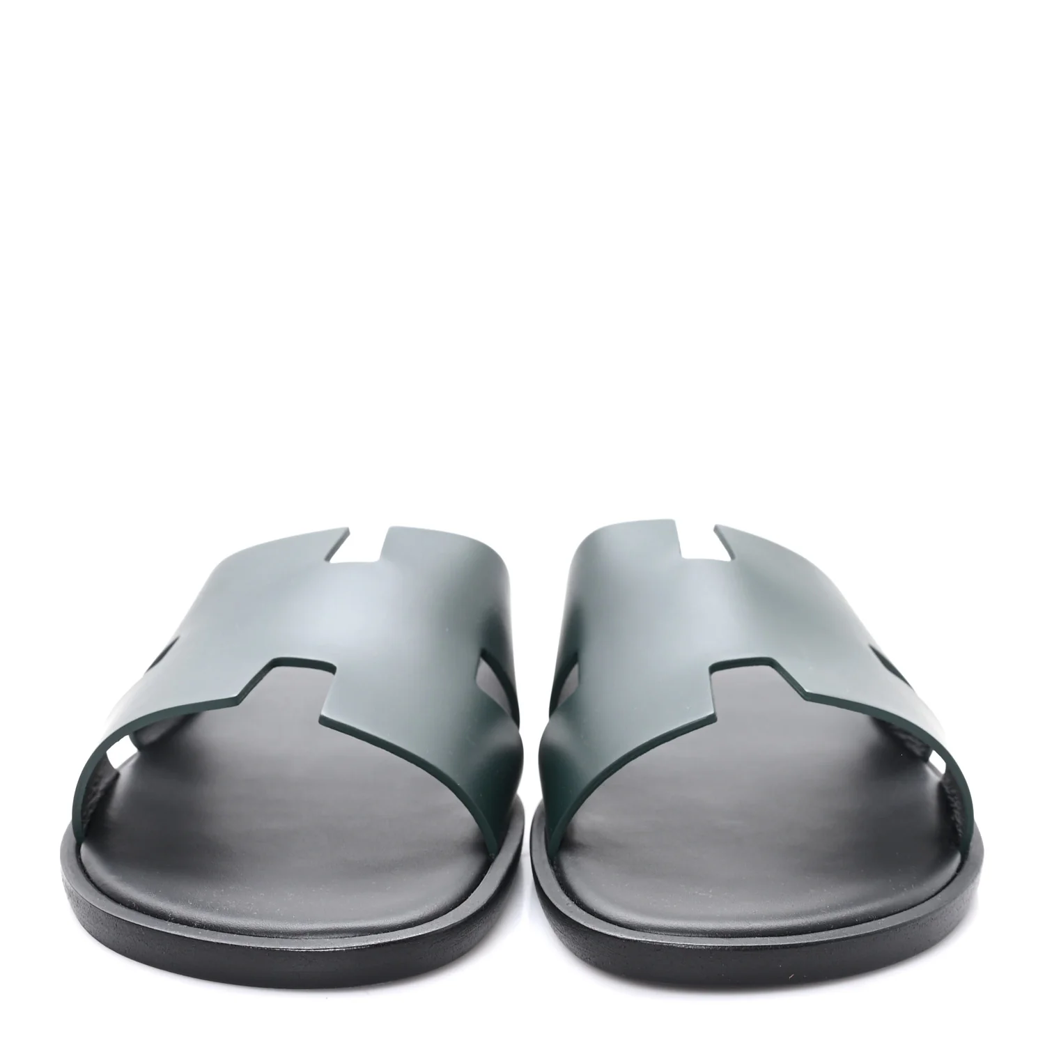 Calfskin Mens Izmir Sandals 44 Vert Fonce - Image 3