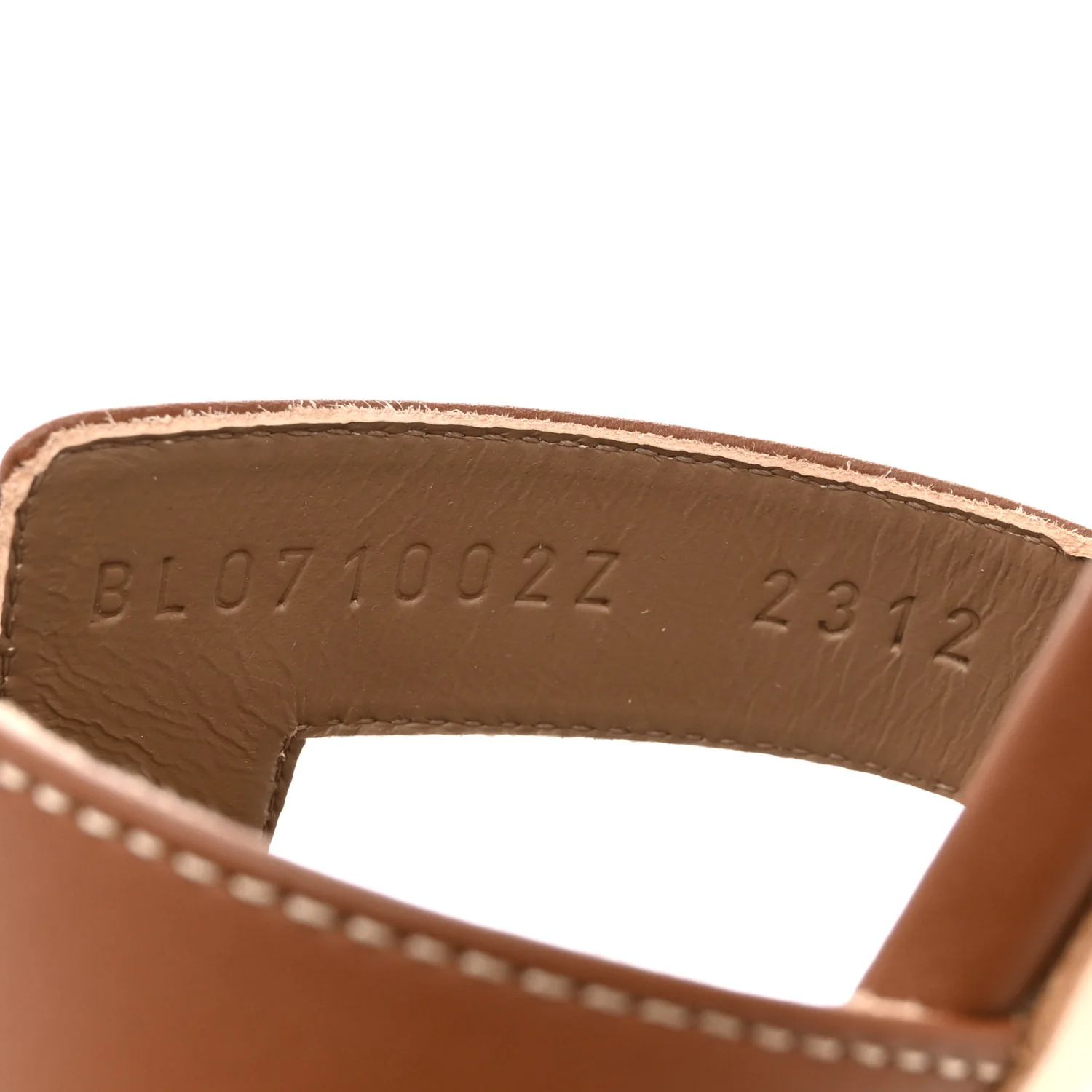 Calfskin Oasis Sandals 40 Gold - Image 9