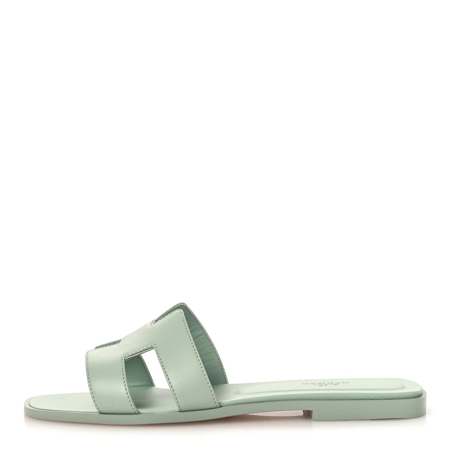 Calfskin Oran Sandals 40 Vert D'eau