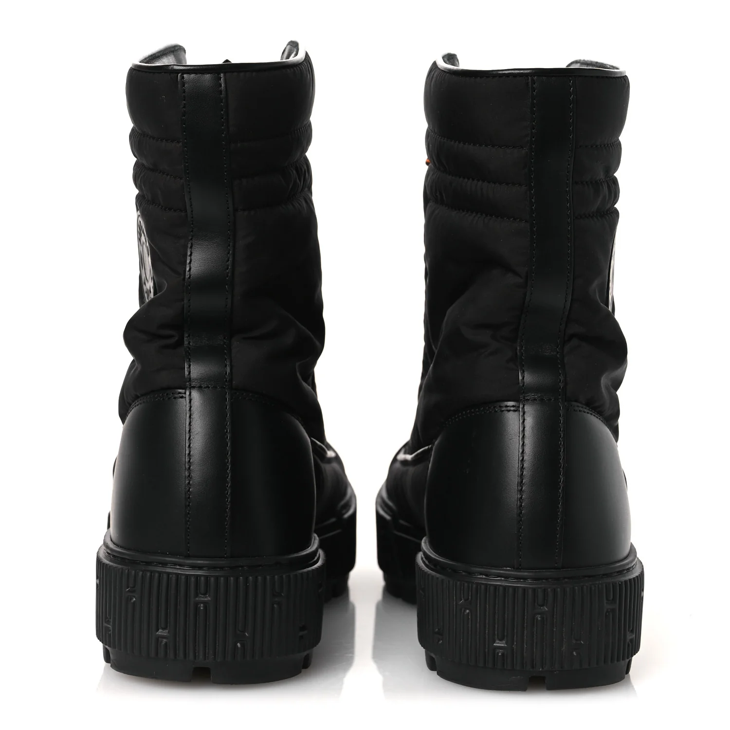 Calfskin Parachute Fresh Ankle Boots 40.5 Black - Image 5