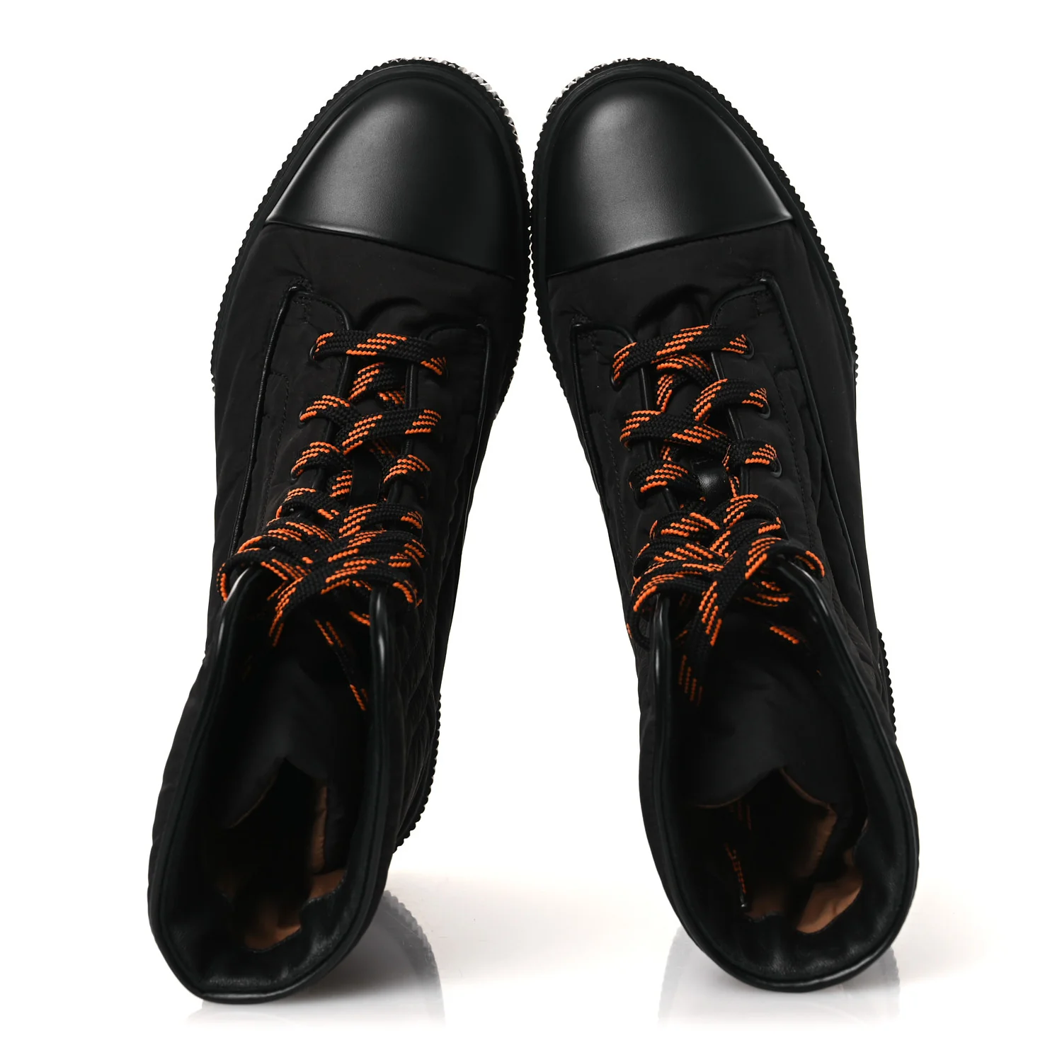 Calfskin Parachute Fresh Ankle Boots 40.5 Black - Image 6