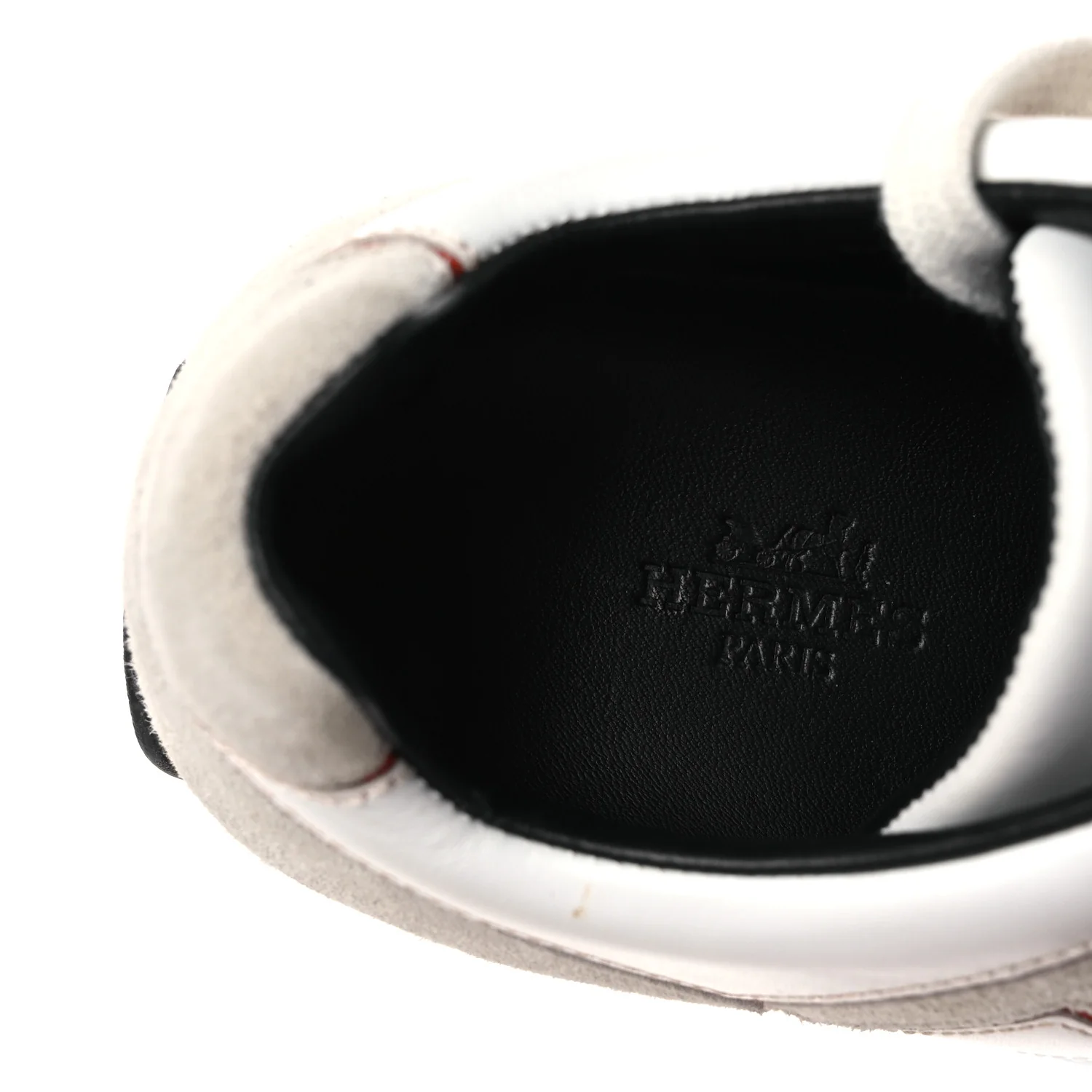 Calfskin Suede Goatskin Womens Chris Sneakers 36 White Multicolor - Image 9