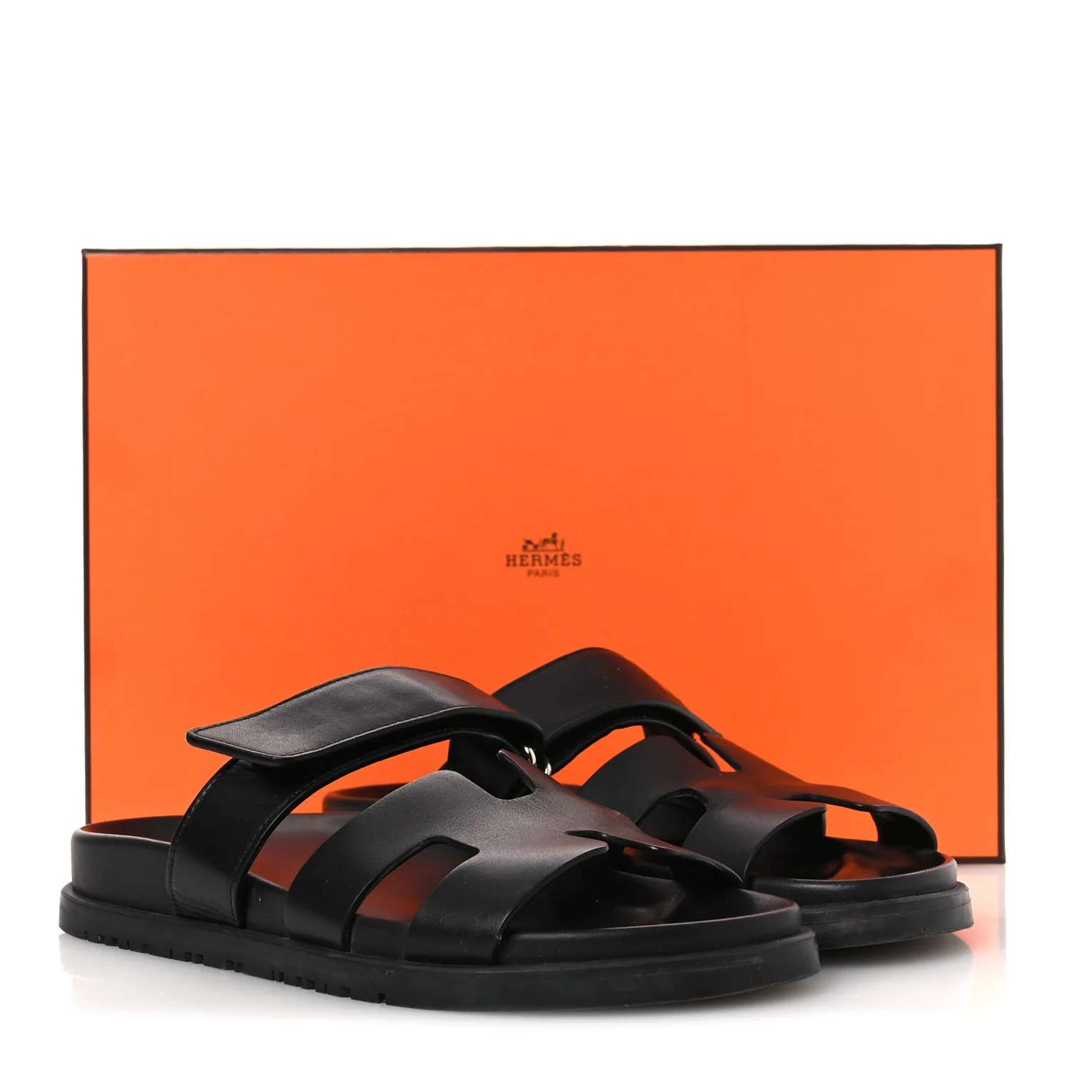 Calfskin Womens Chypre Sandals 36 Black - Image 13