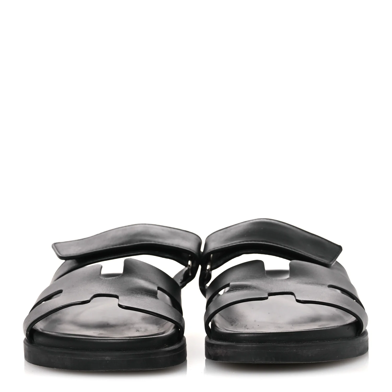 Calfskin Womens Chypre Sandals 36 Black - Image 3