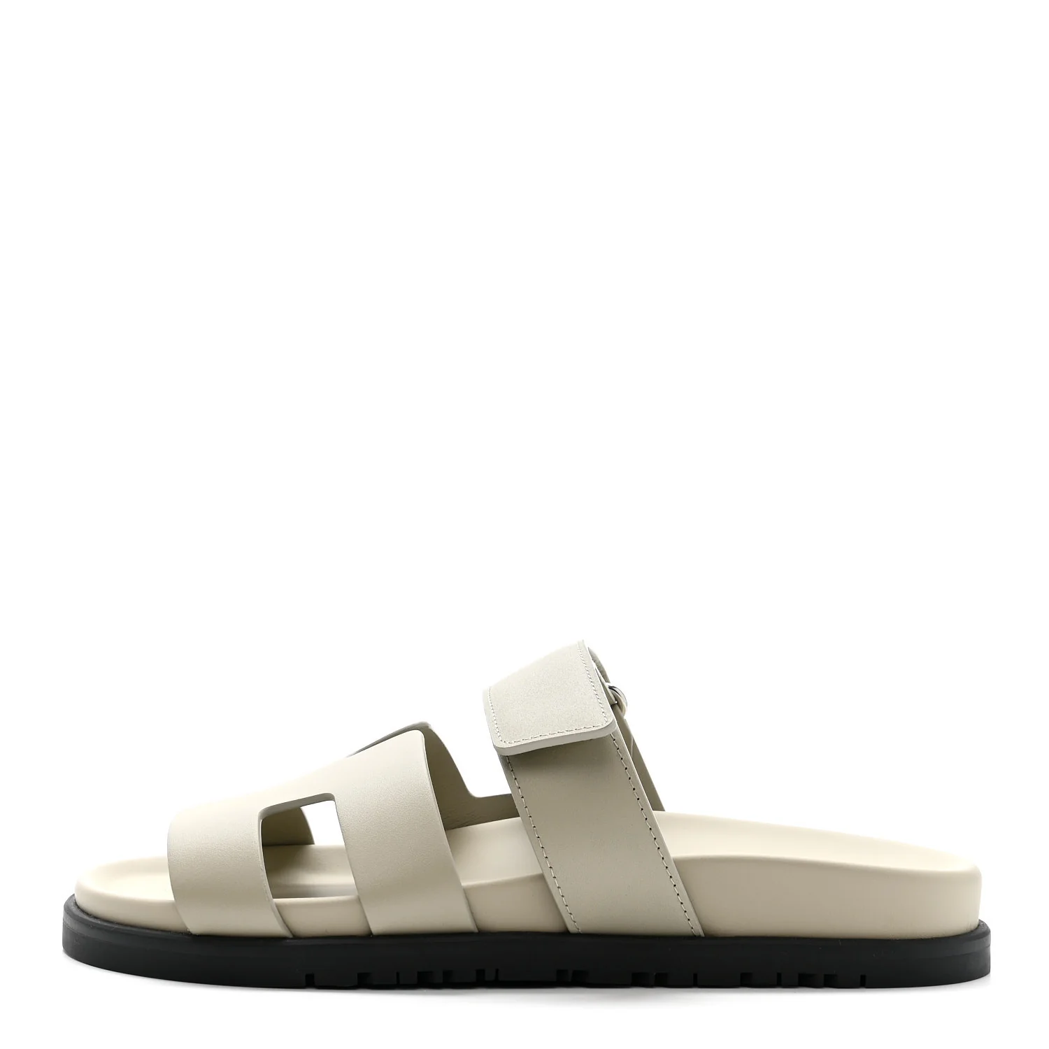 Calfskin Womens Chypre Sandals 36.5 Beige Esquisse