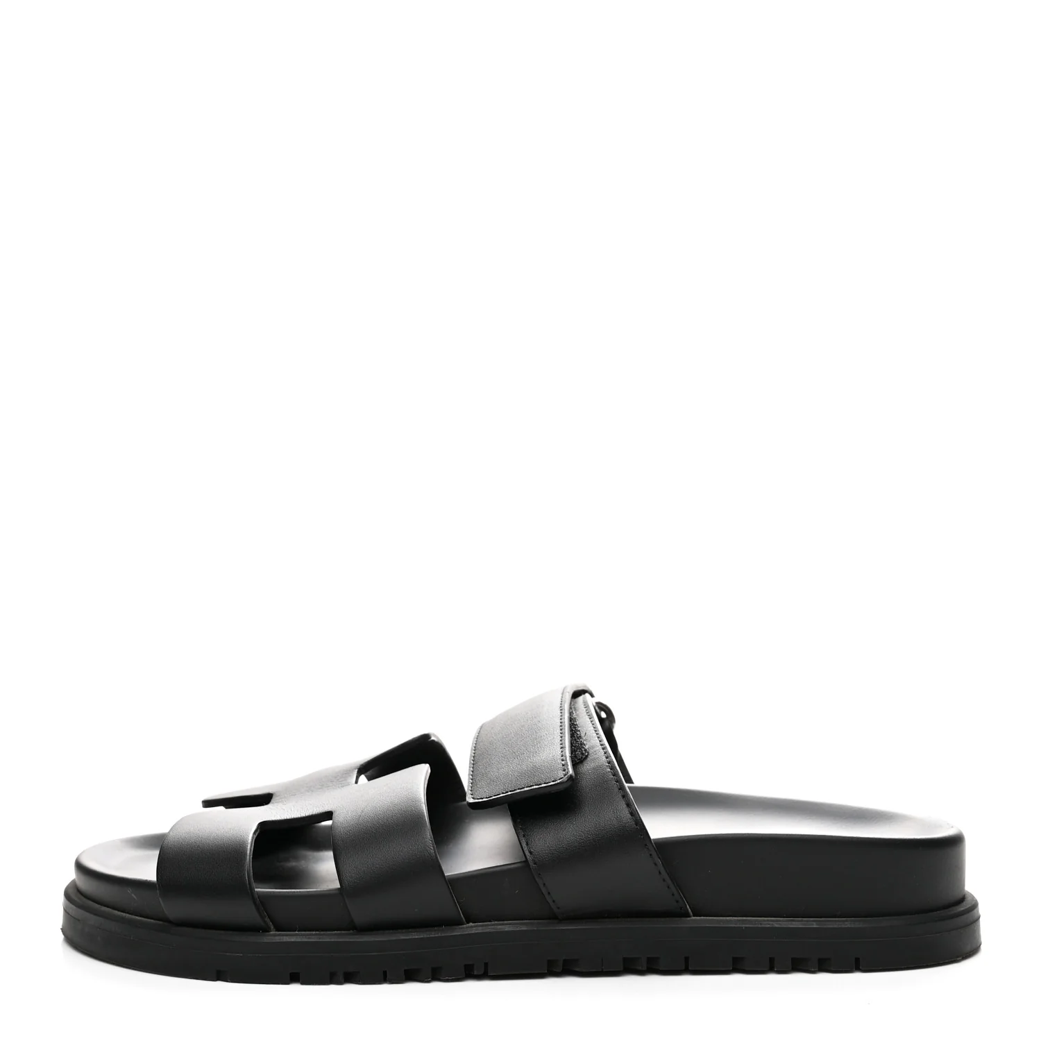 Calfskin Womens Chypre Sandals 36.5 Black