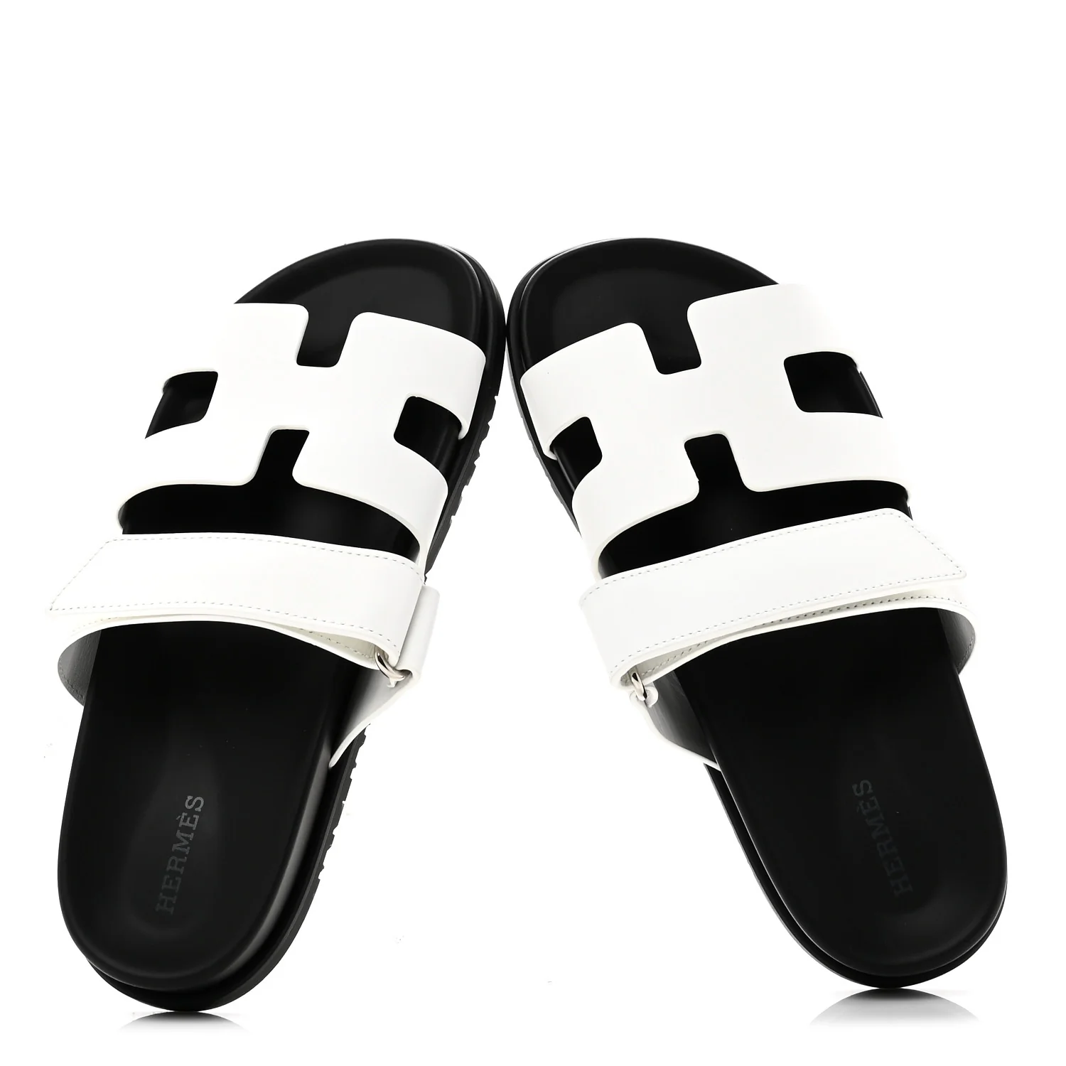 Calfskin Womens Chypre Sandals 37 White - Image 2