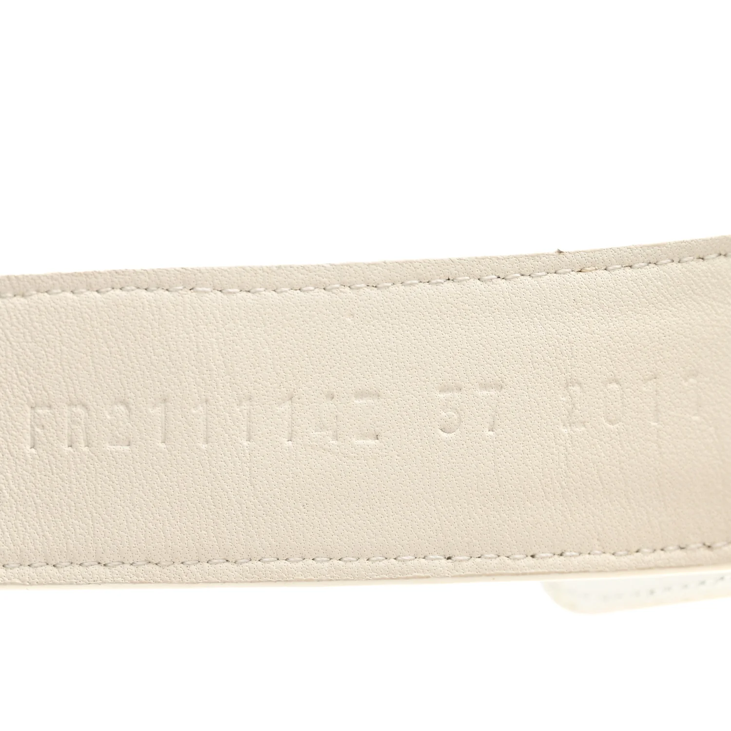 Calfskin Womens Chypre Sandals 37 White - Image 9