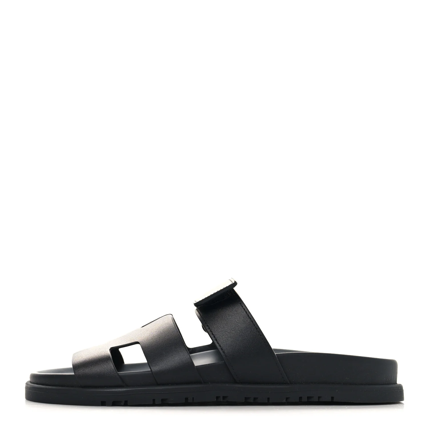Calfskin Womens Chypre Sandals 38 Black