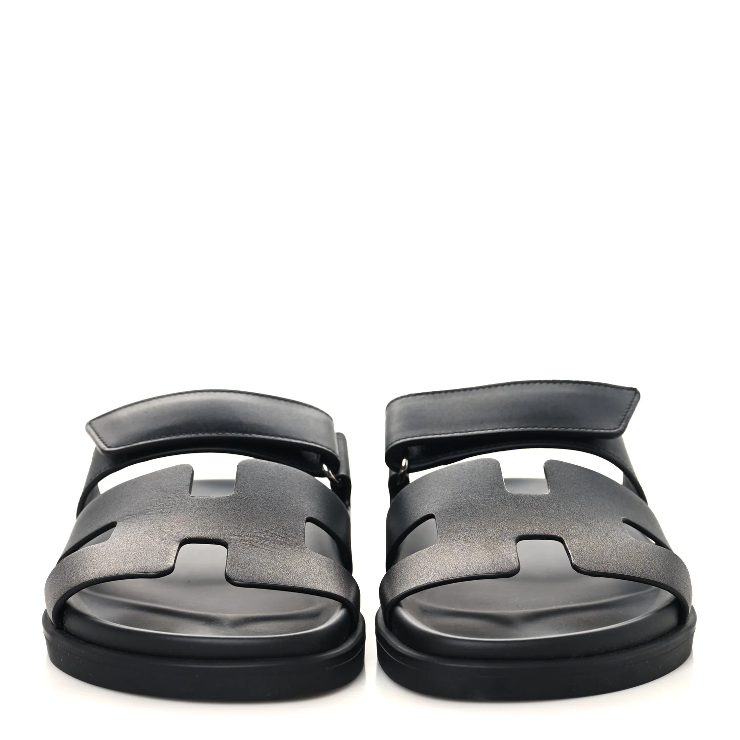 Calfskin Womens Chypre Sandals 38 Black - Image 3