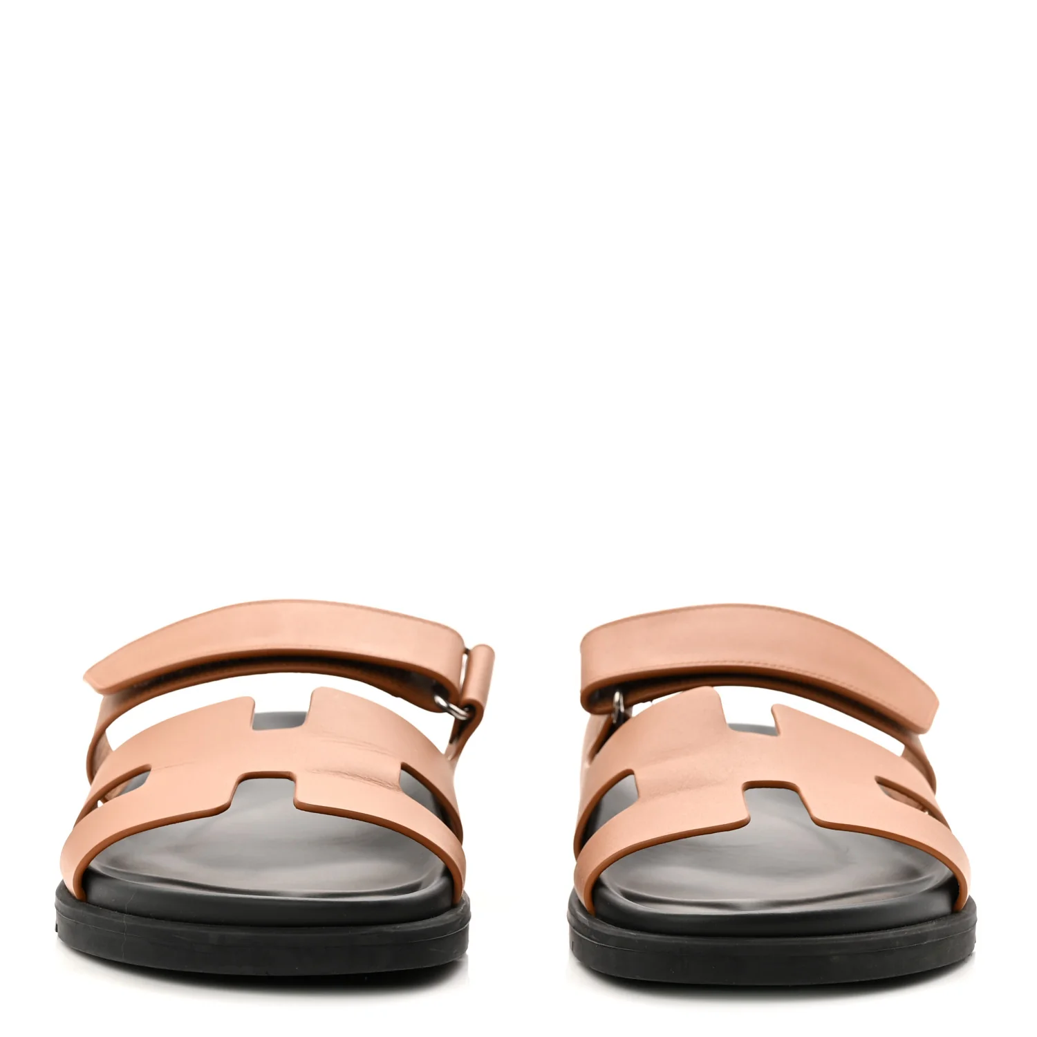 Calfskin Womens Chypre Sandals 38 Naturel - Image 3