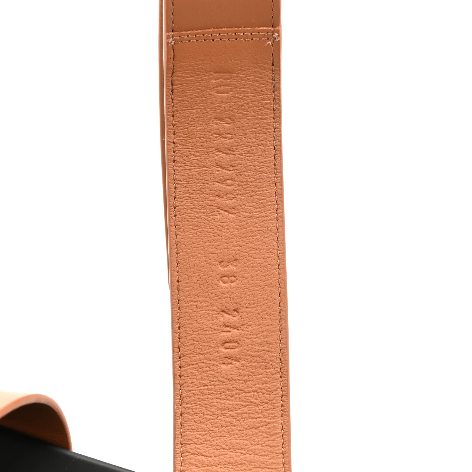 Calfskin Womens Chypre Sandals 38 Naturel - Image 9
