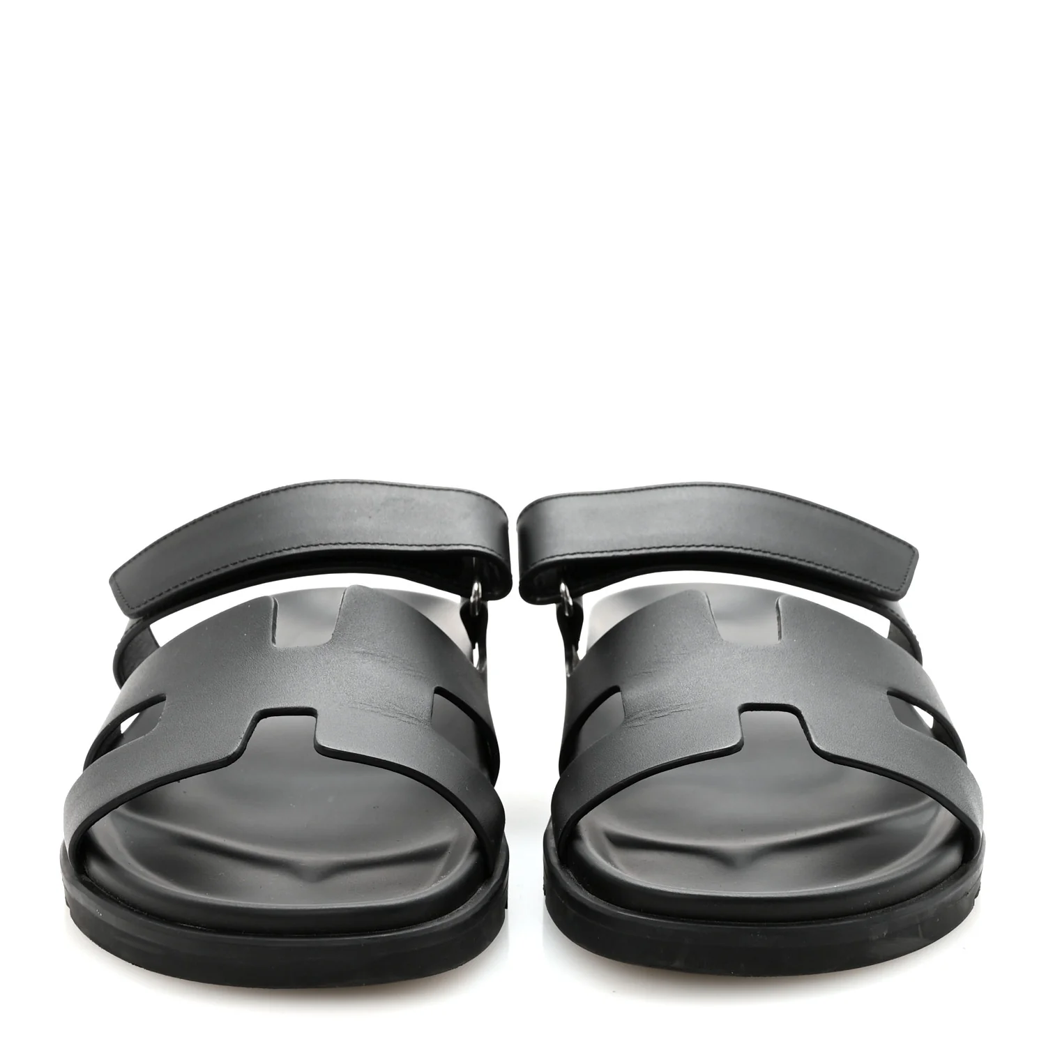Calfskin Womens Chypre Sandals 40 Black - Image 3