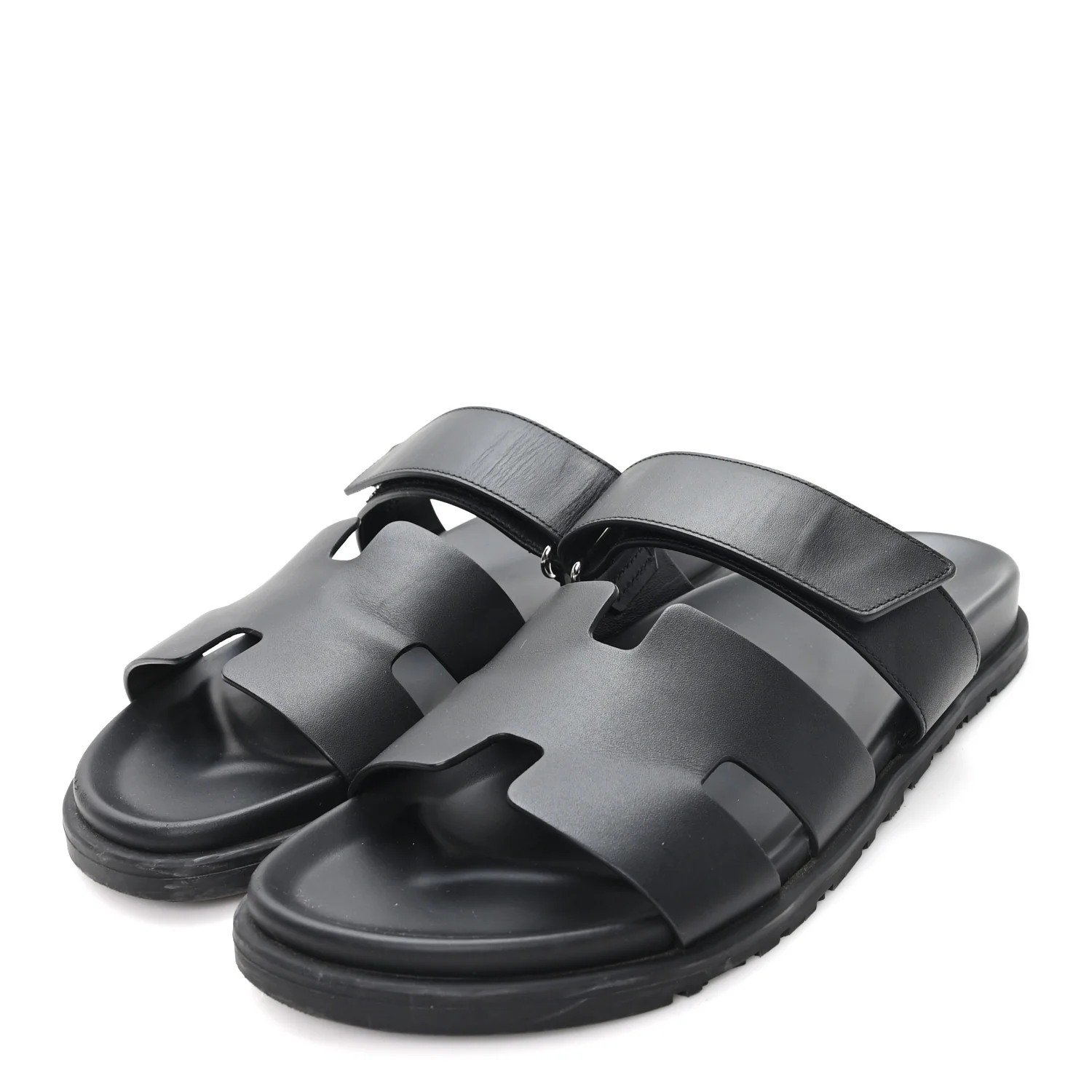 Calfskin Womens Chypre Sandals 41 Black - Image 4
