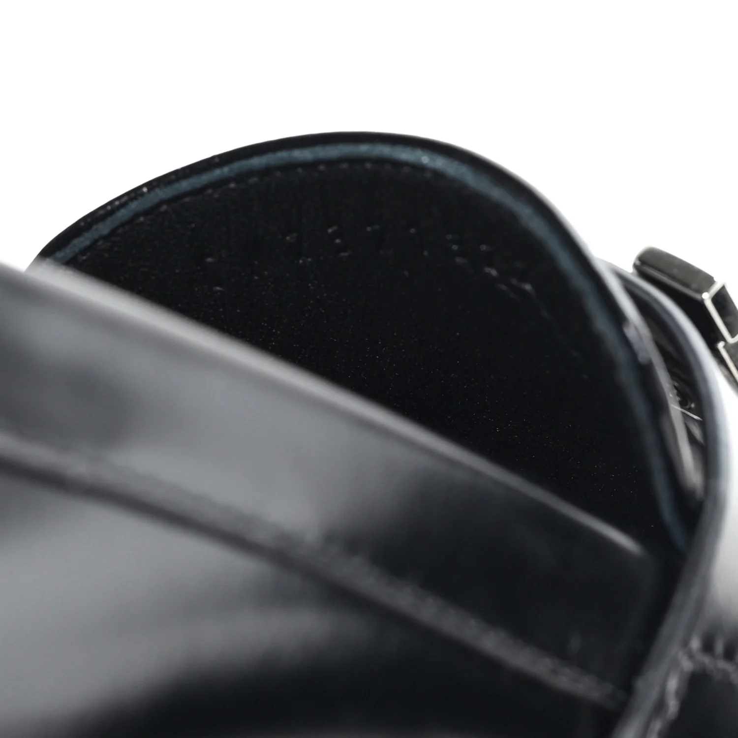 Calfskin Womens Faubourg Loafers 35 Black - Image 9