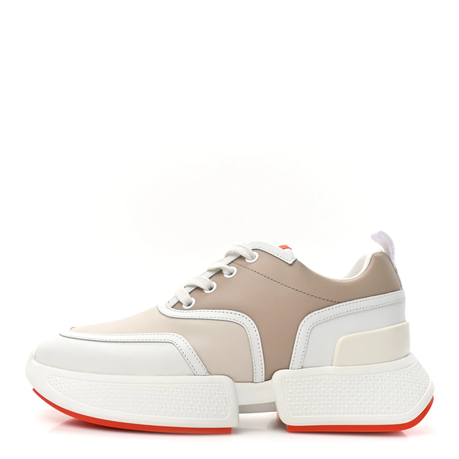 Calfskin Womens Giga Sneakers 37 Multicolor White Gomma