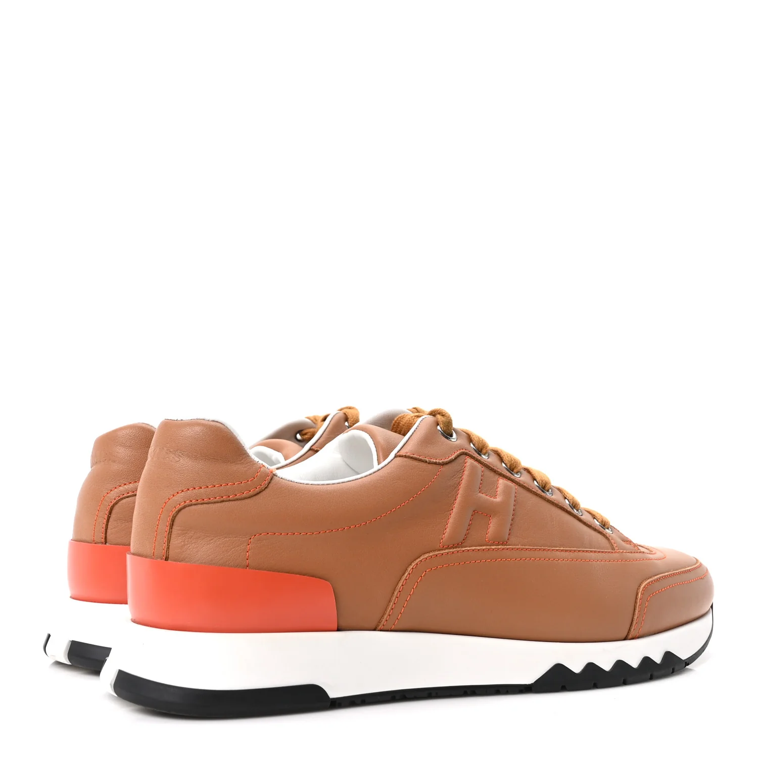 Calfskin Womens Trail Sneakers 39 Naturel - Image 5