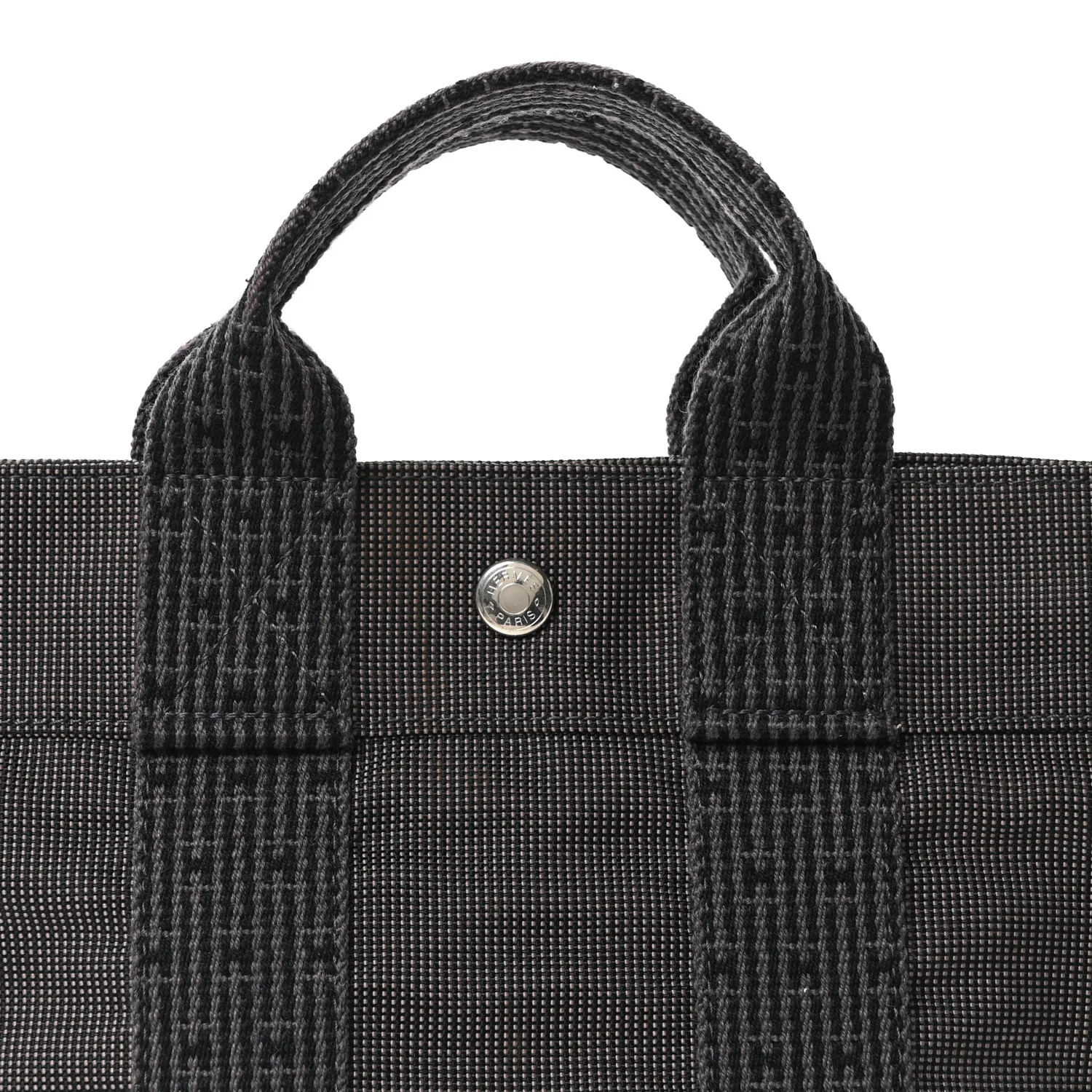 Canvas Herline PM Tote Grey - Image 8
