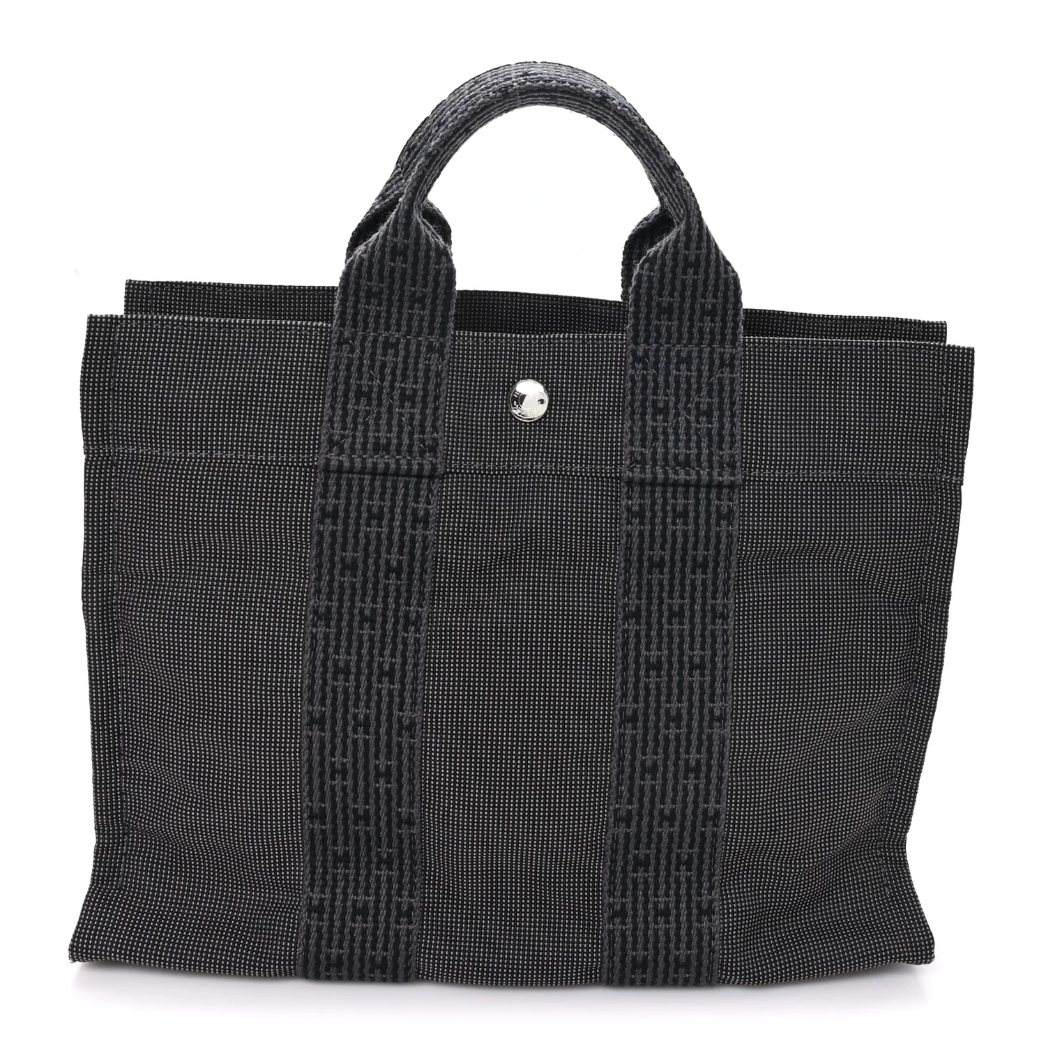 Canvas Herline PM Tote Grey