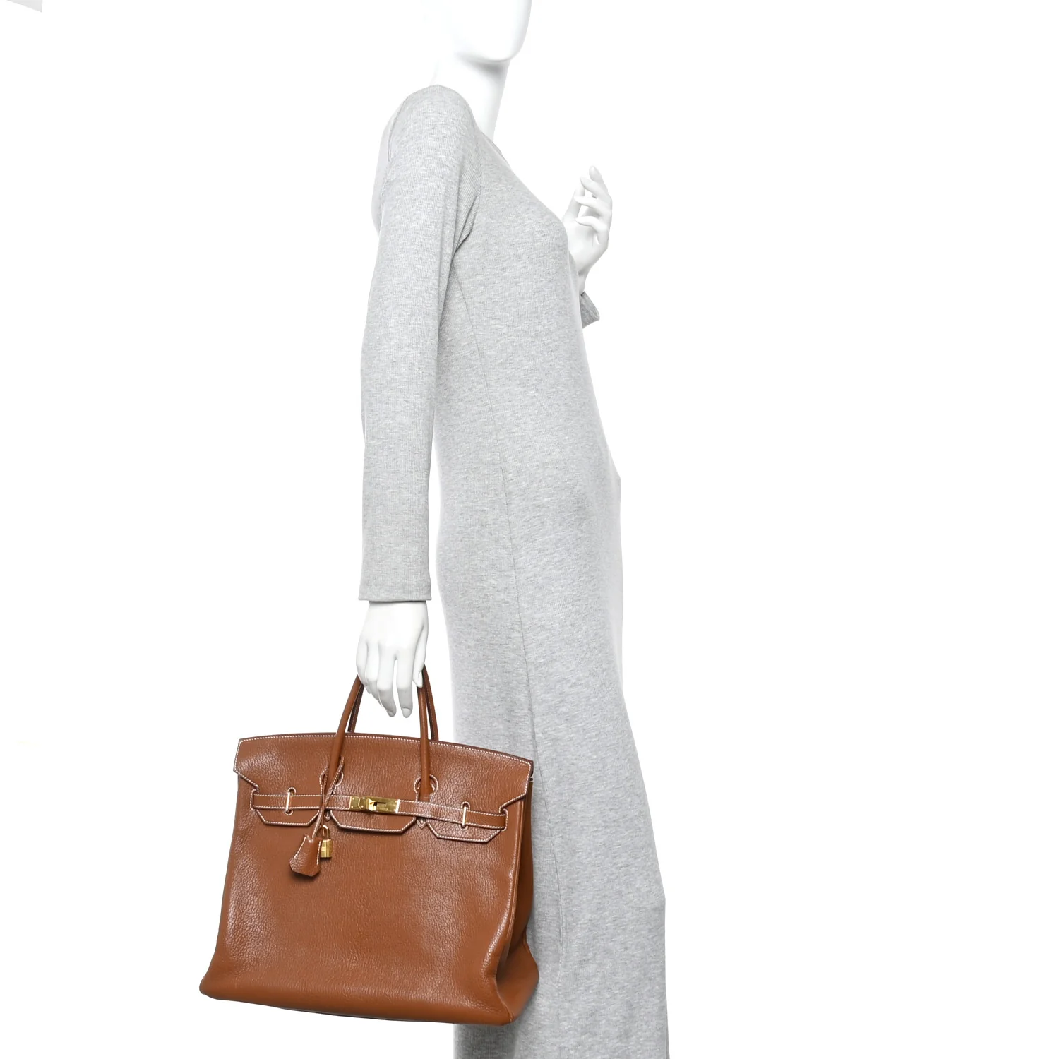 Chevre de Coromandel HAC Birkin 36 Gold - Image 2