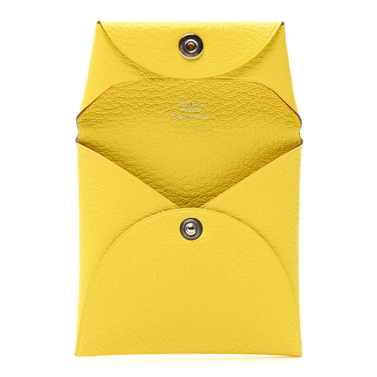 Chevre Mysore Bastia Coin Purse Jaune Citron - Image 5