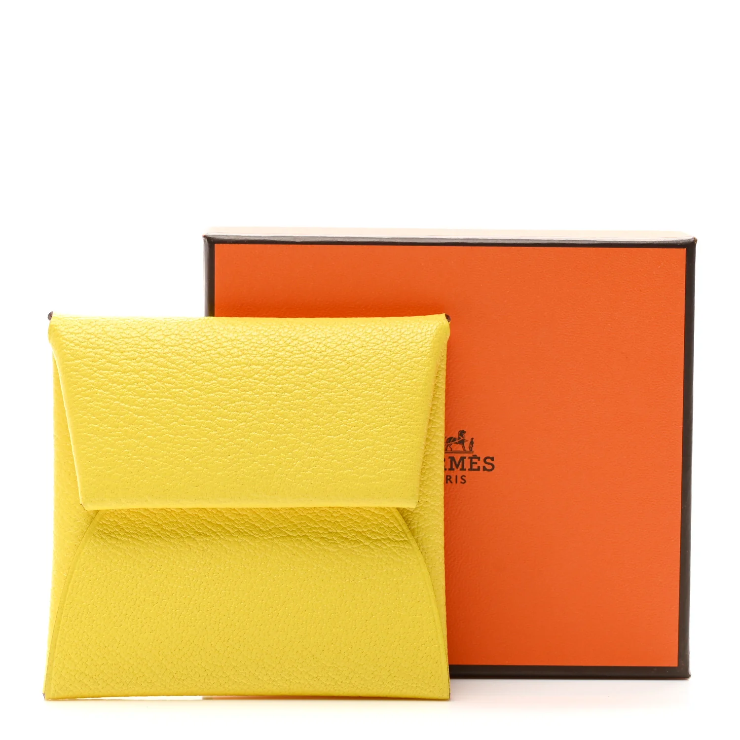 Chevre Mysore Bastia Coin Purse Jaune Citron - Image 7