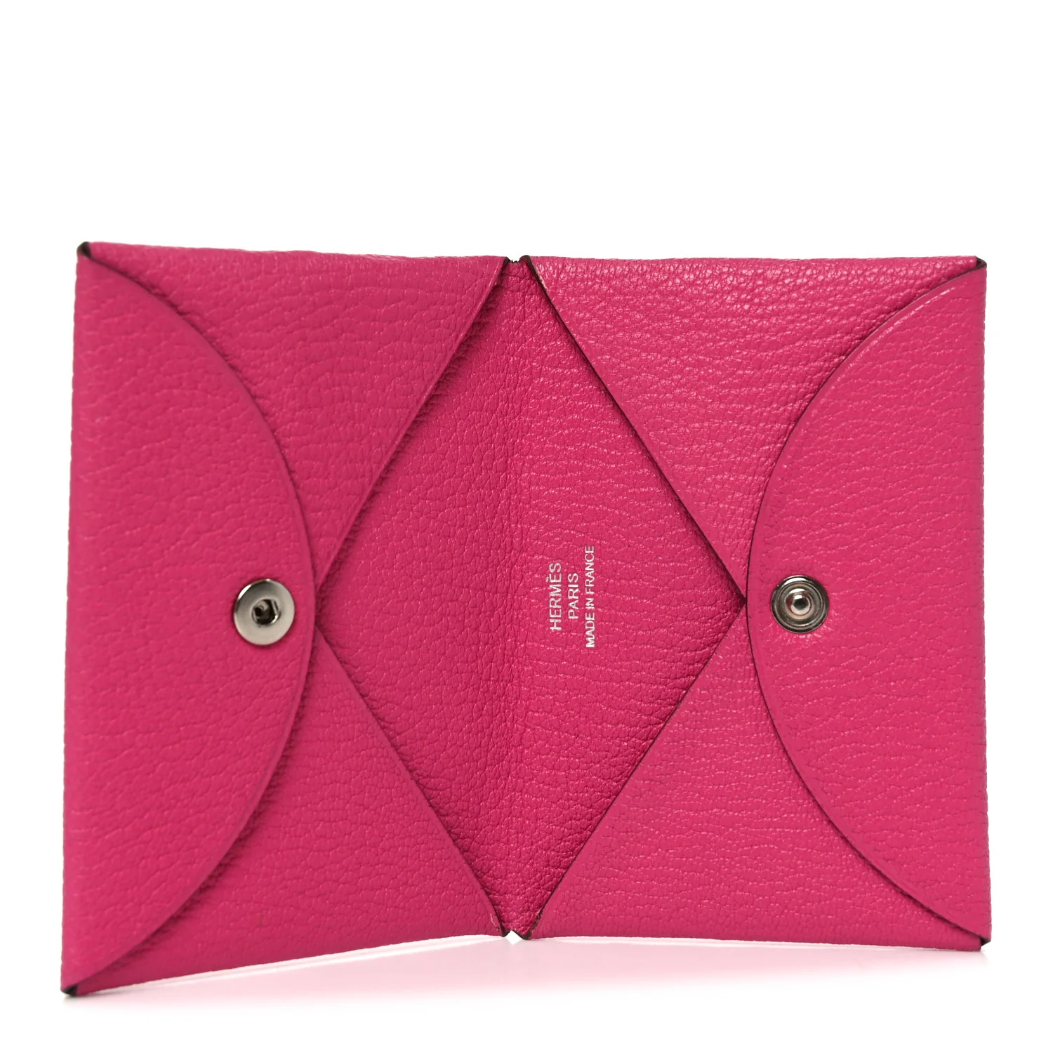 Chevre Mysore Calvi Card Case Rose Pourpre - Image 5