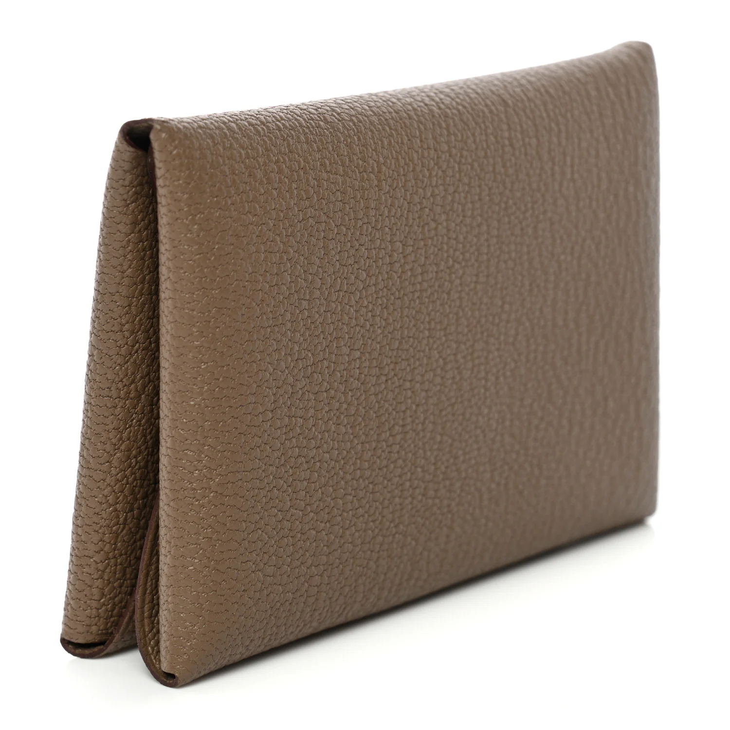 Chevre Mysore Calvi Duo Card Case Etoupe - Image 3