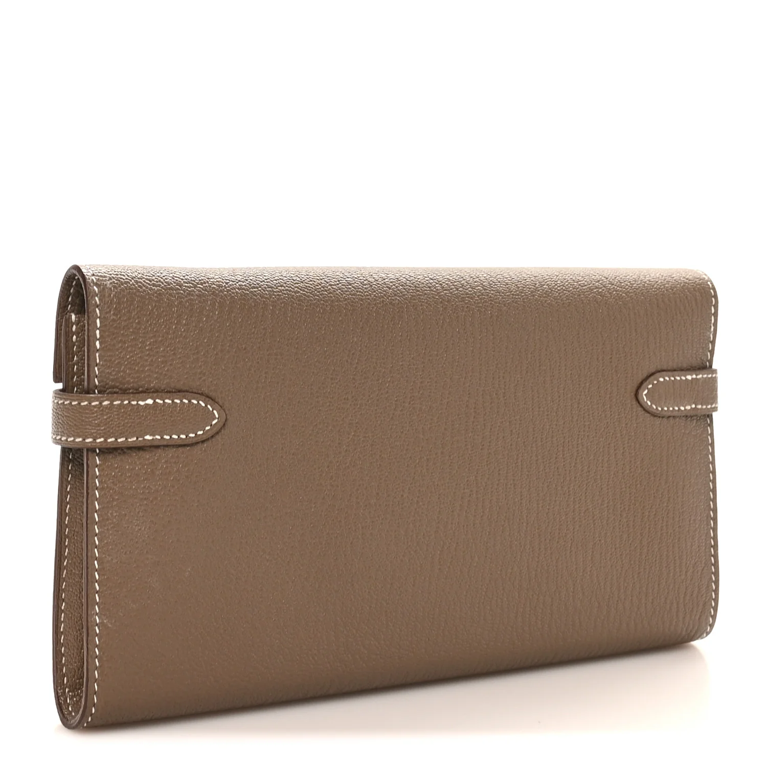Chevre Mysore Kelly Longue Wallet Etoupe - Image 3