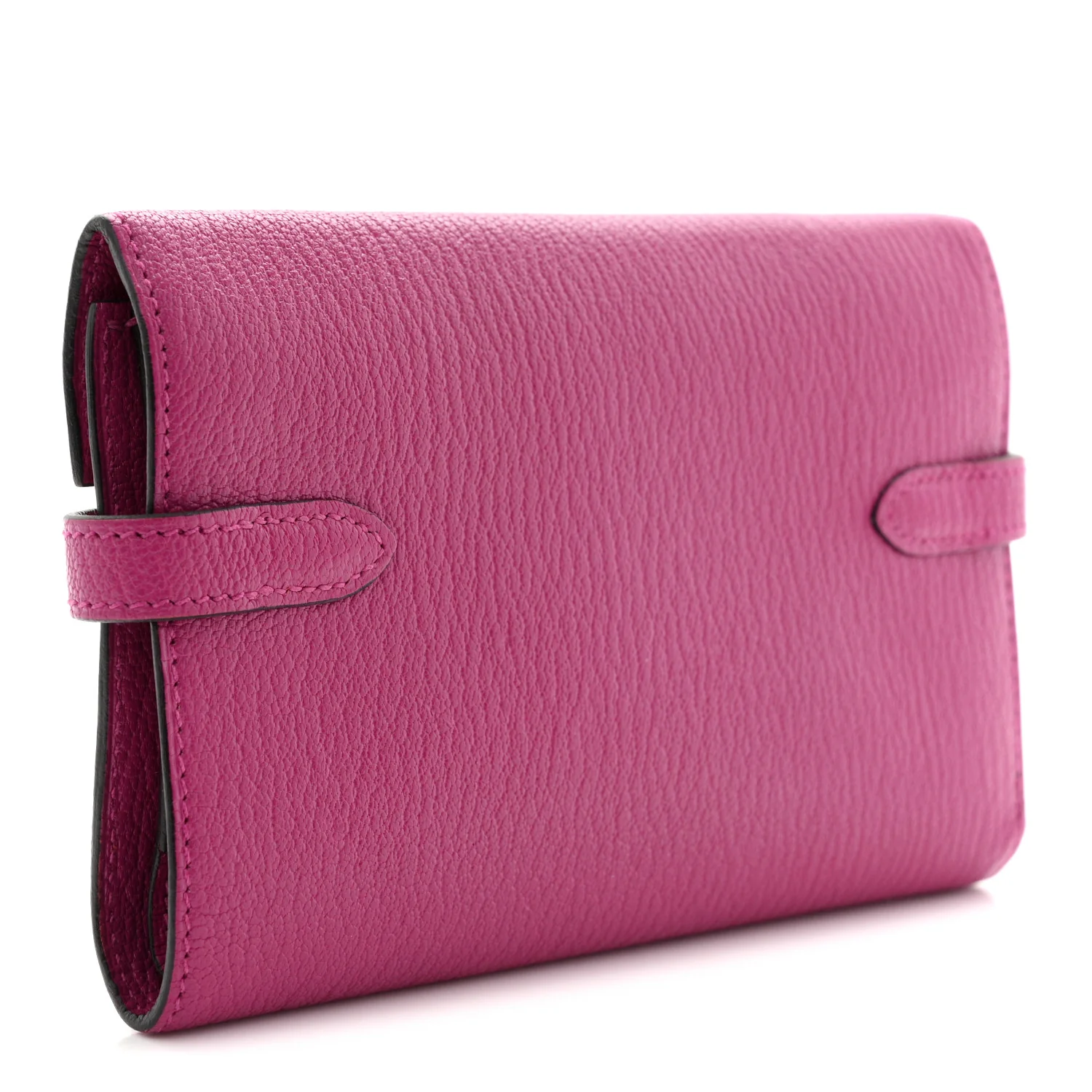 Chevre Mysore Medium Kelly Wallet Fuchsia - Image 3