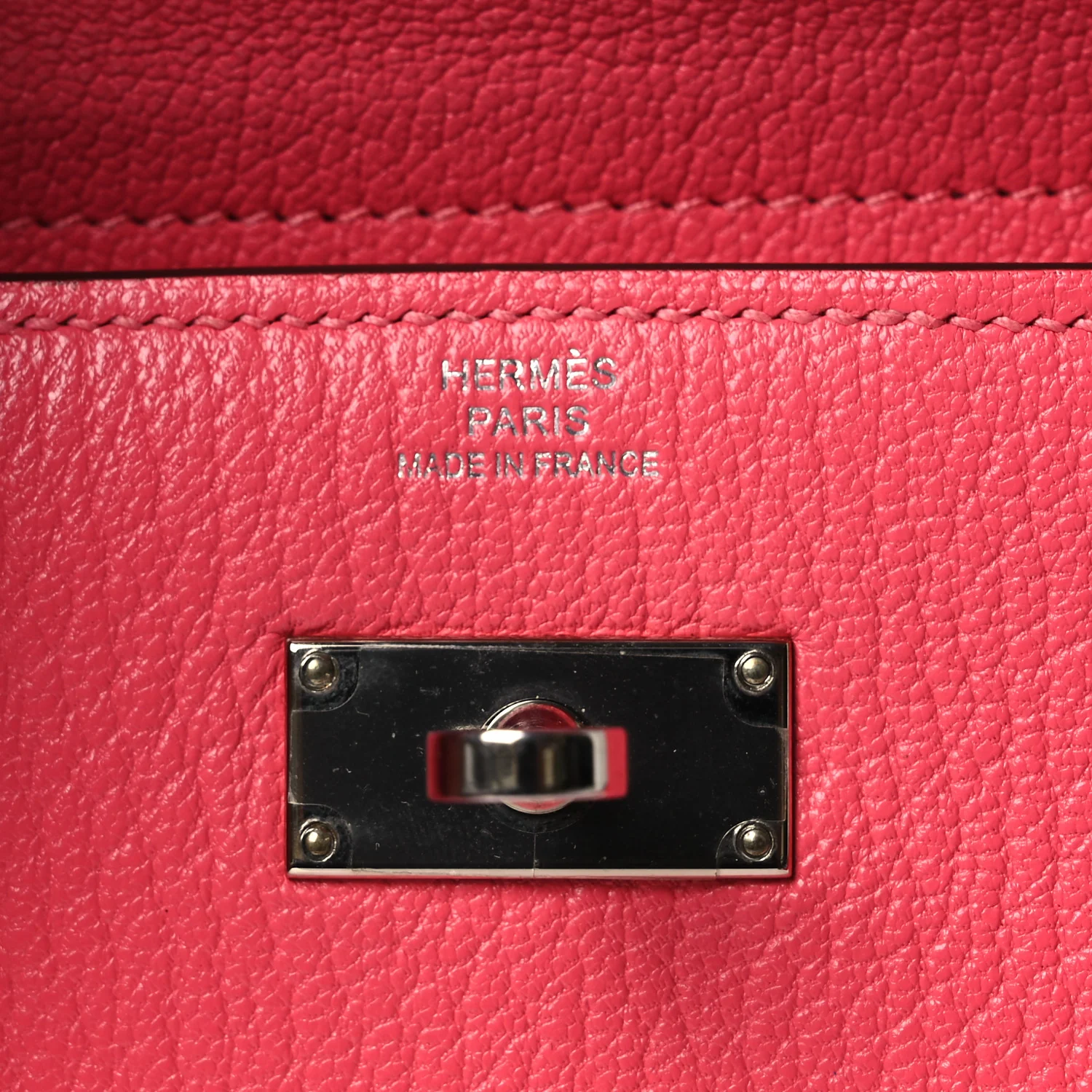 Chevre Mysore Medium Kelly Wallet Rose Azalee - Image 6