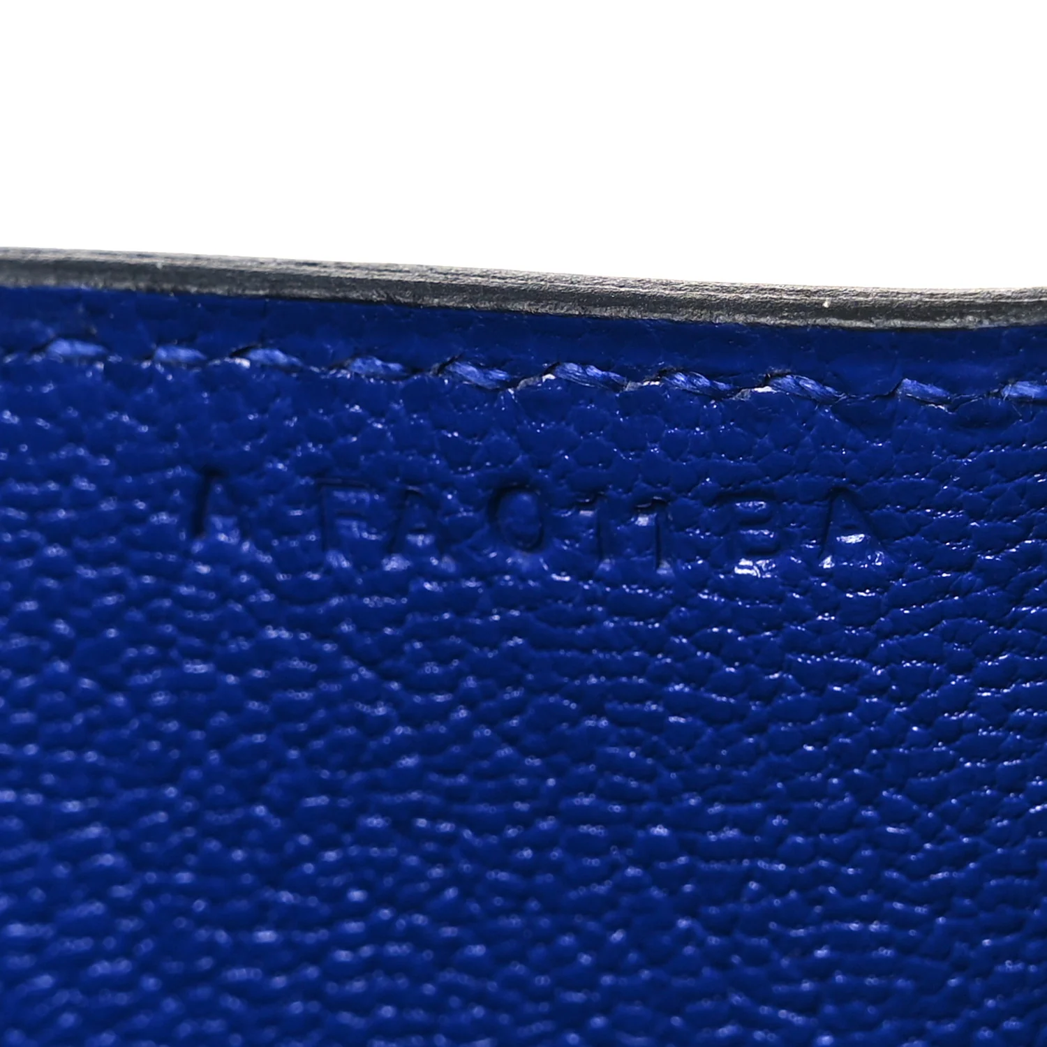 Chevre Mysore Medor 23 Clutch Bleu Hydra Electric Blue - Image 7