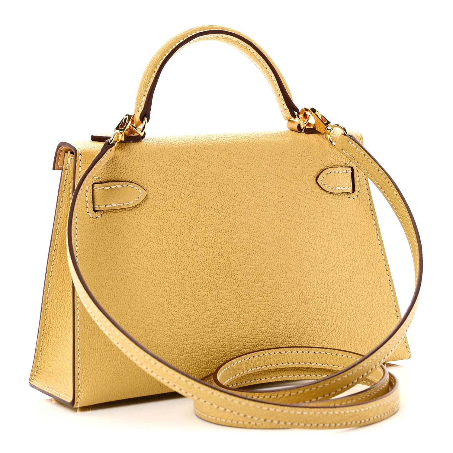 Chevre Mysore Mini Kelly Sellier 20 Foin - Image 3