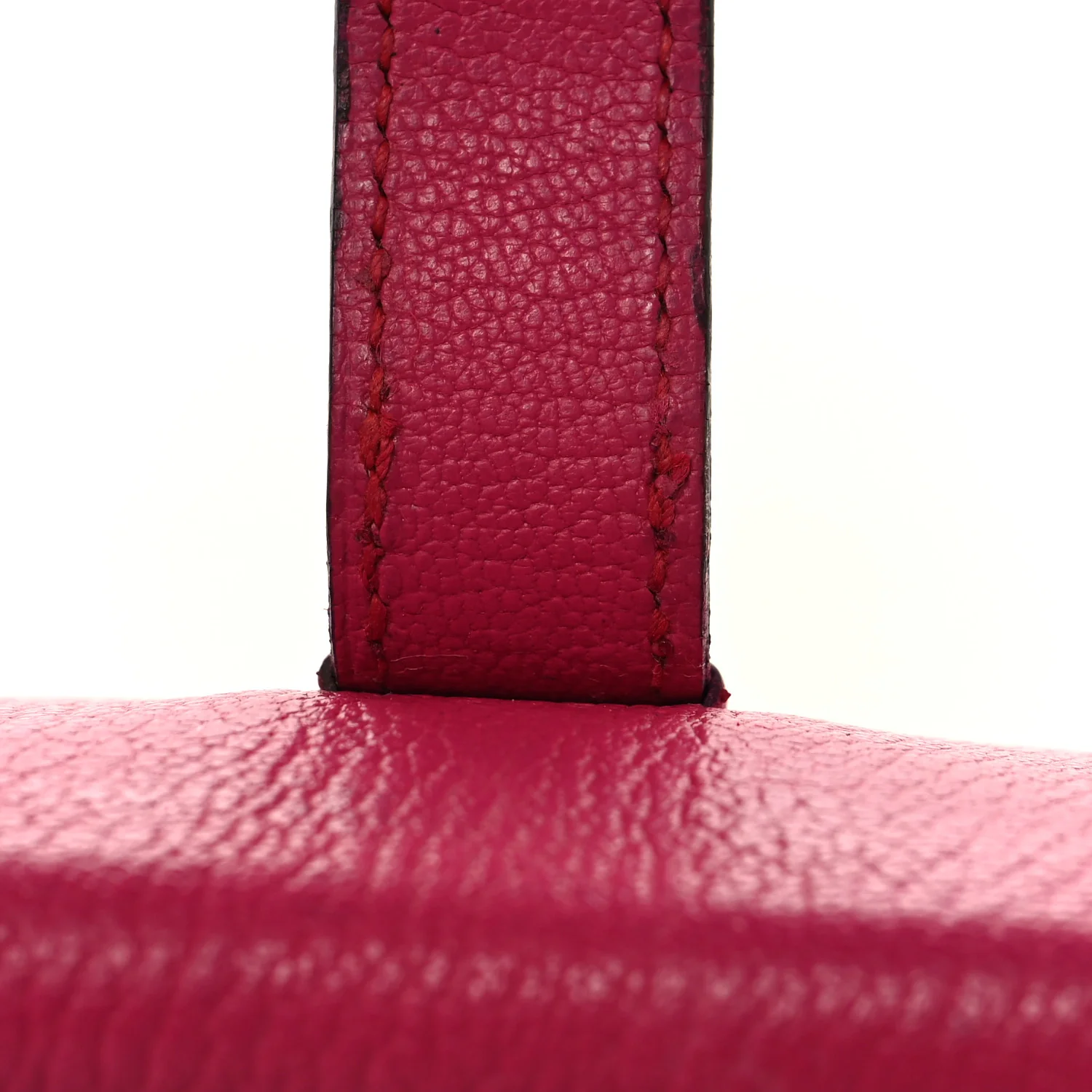 Chevre Mysore Tri-Fold Bearn Wallet Rose Shocking - Image 9