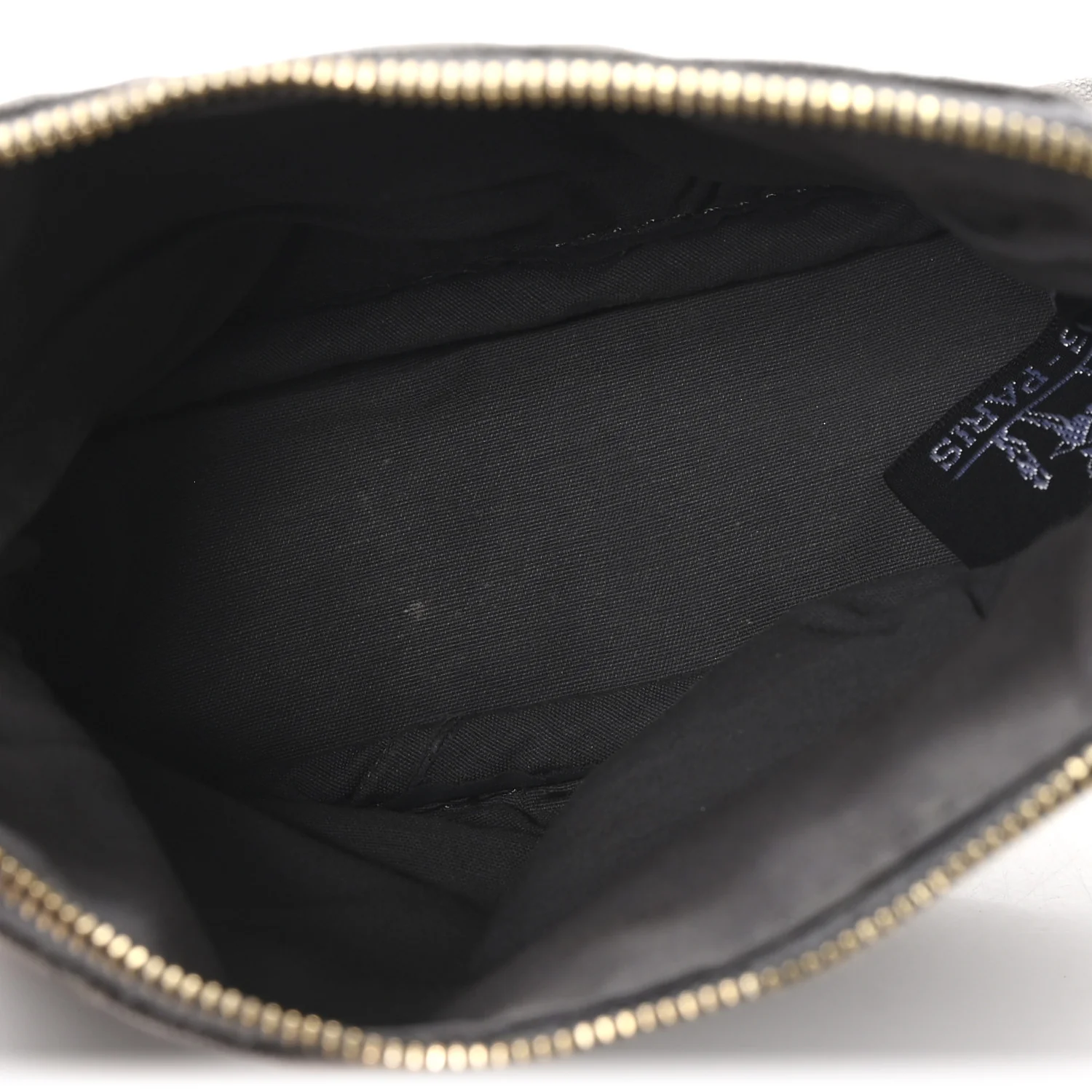 Cotton Canvas Mini Bolide Travel Cosmetic Pouch Gris - Image 4