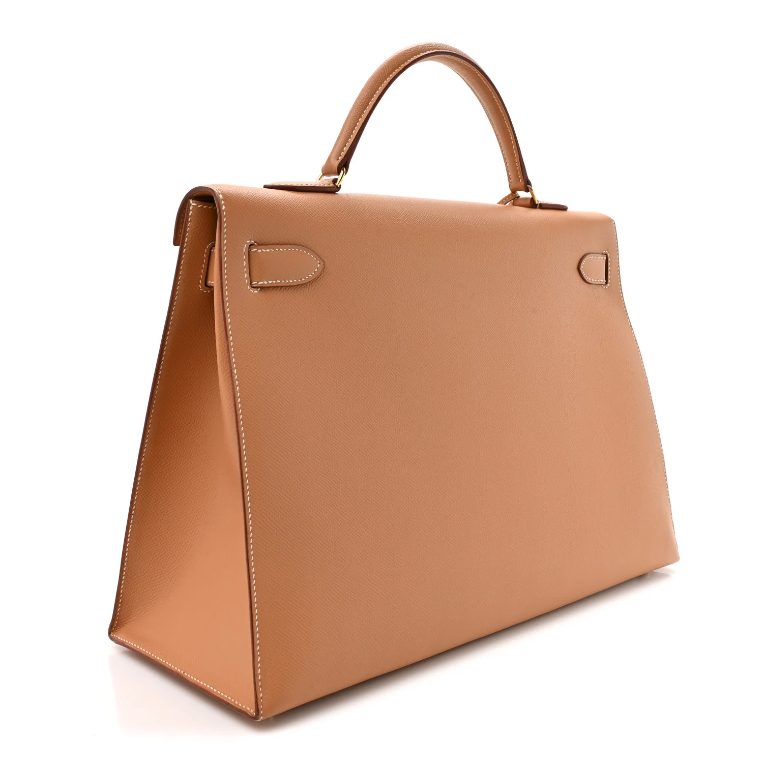 Courchevel Kelly Sellier 40 Tabac Camel - Image 3