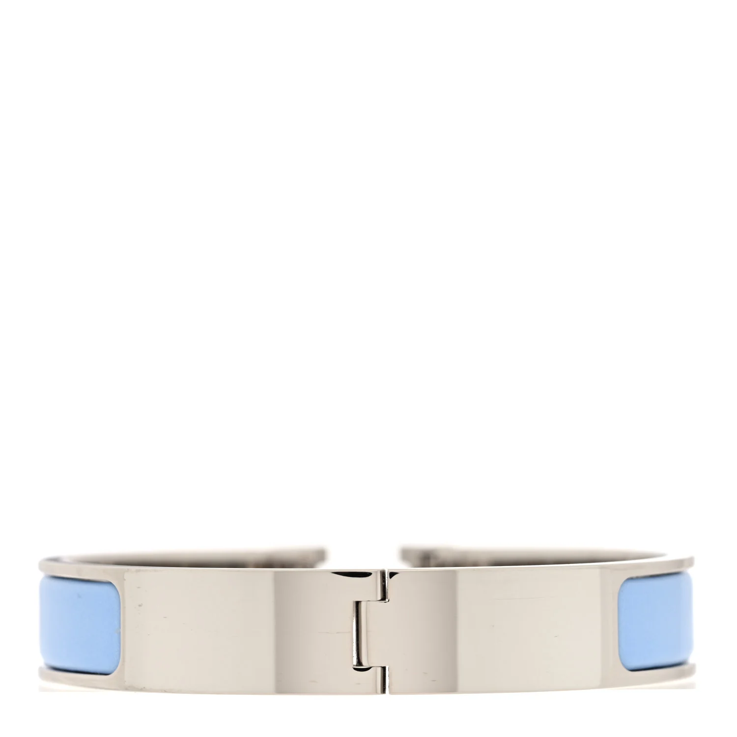 Enamel Narrow Clic Clac H Bracelet Bleu Chemise - Image 3