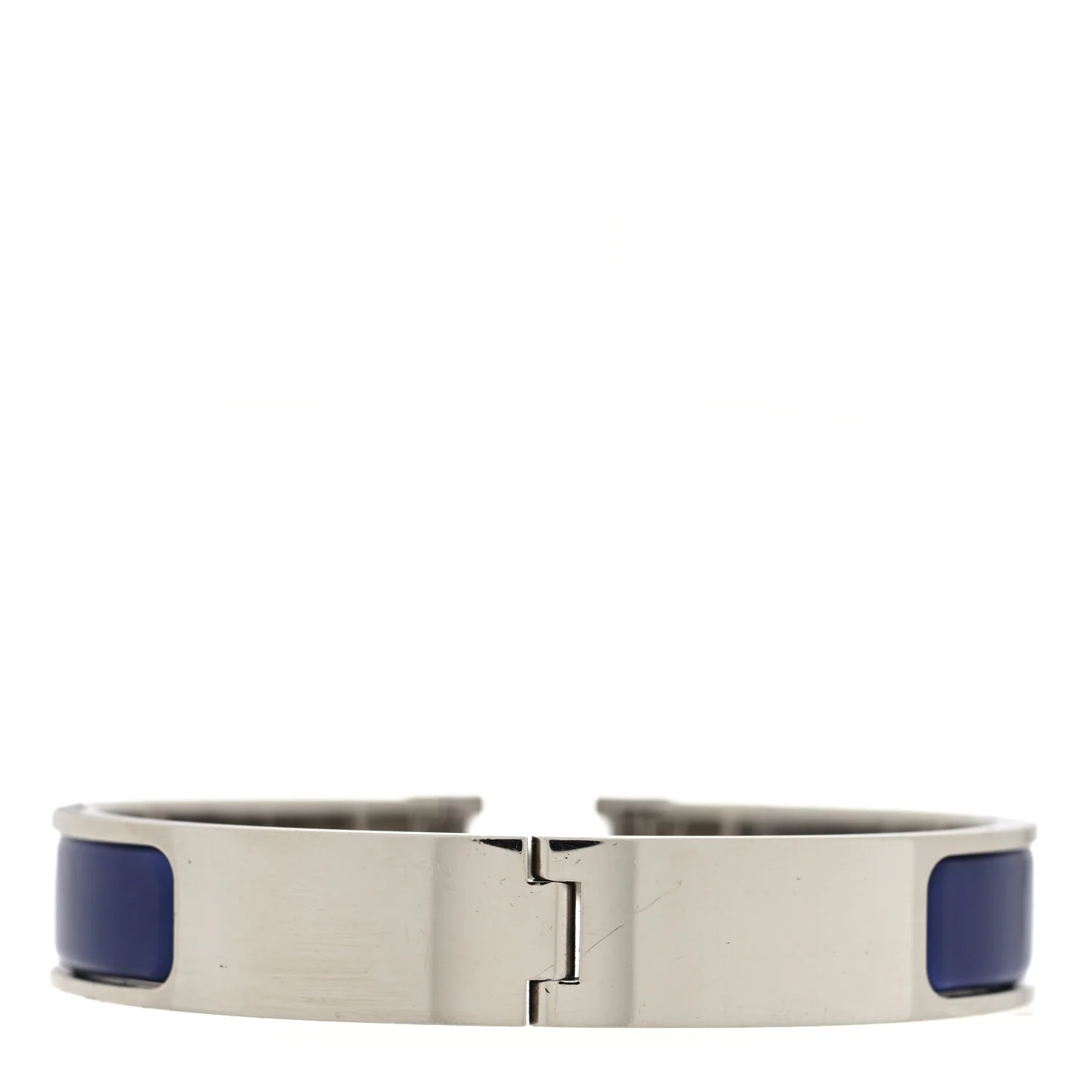 Enamel Narrow Clic Clac H Bracelet GM Bleu Indigo - Image 3
