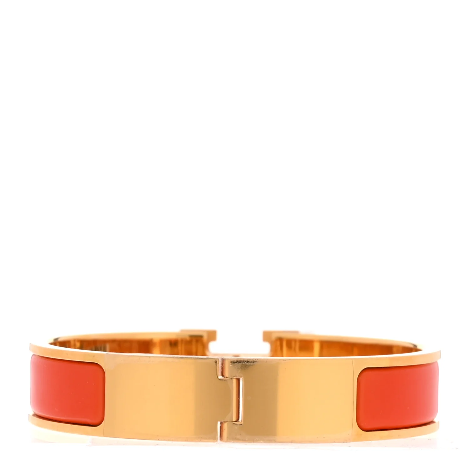Enamel Narrow Clic Clac H Bracelet PM Orange Fruite - Image 3
