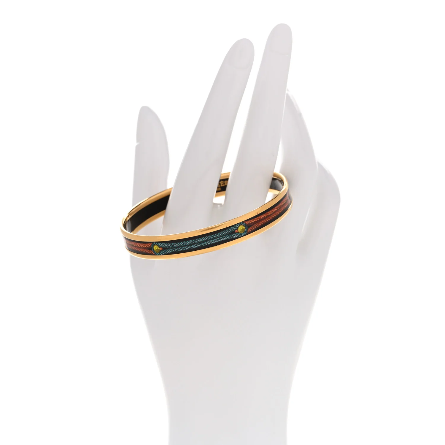 Enamel Narrow Printed Brandenburgs Bracelet 65 - Image 2