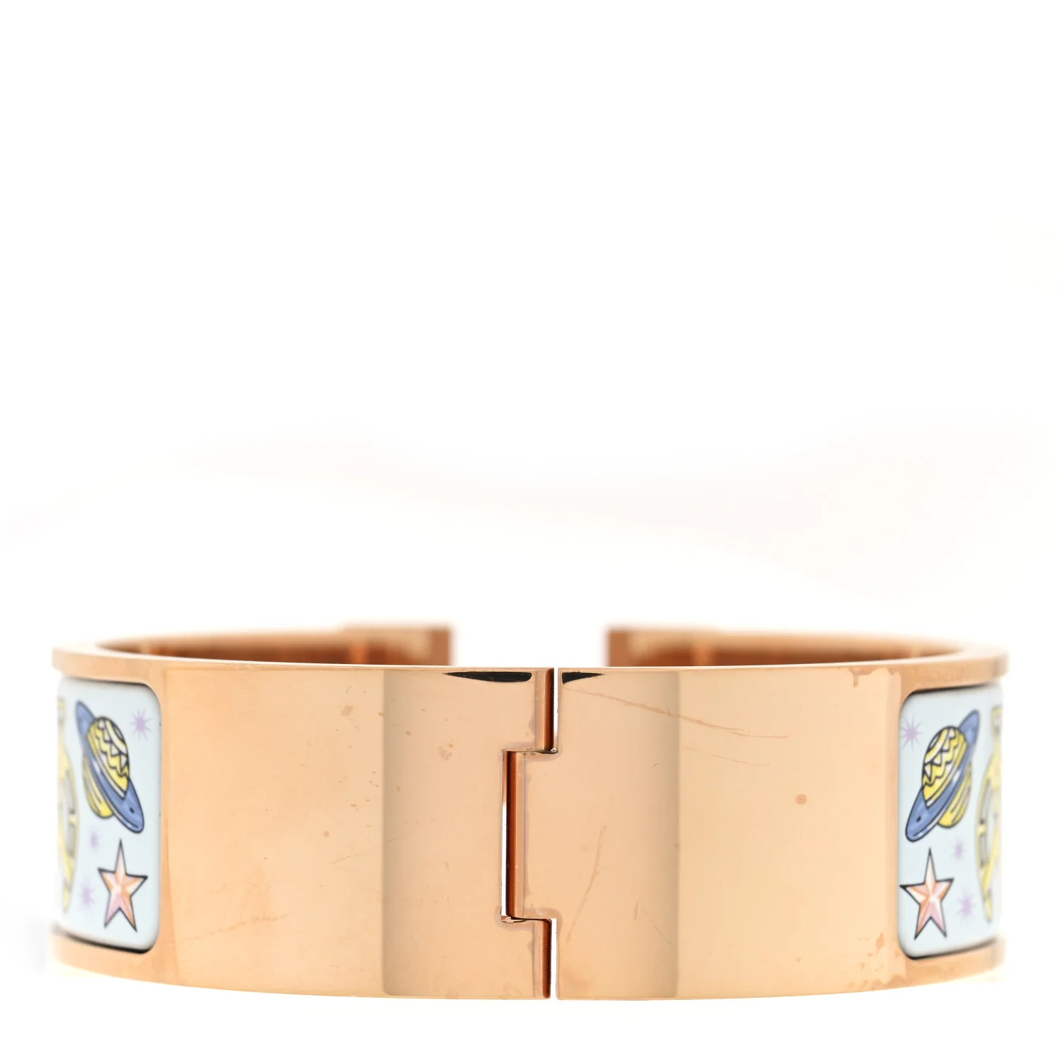 Enamel Printed Chorus Stellarum Wide Clic Clac H Bracelet PM Hypno - Image 3