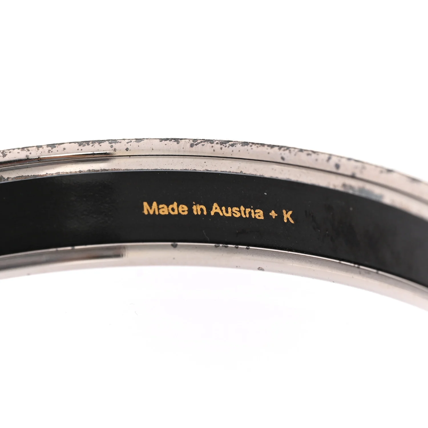 Enamel Printed Narrow Capitales Bracelet 65 White Multicolor - Image 5