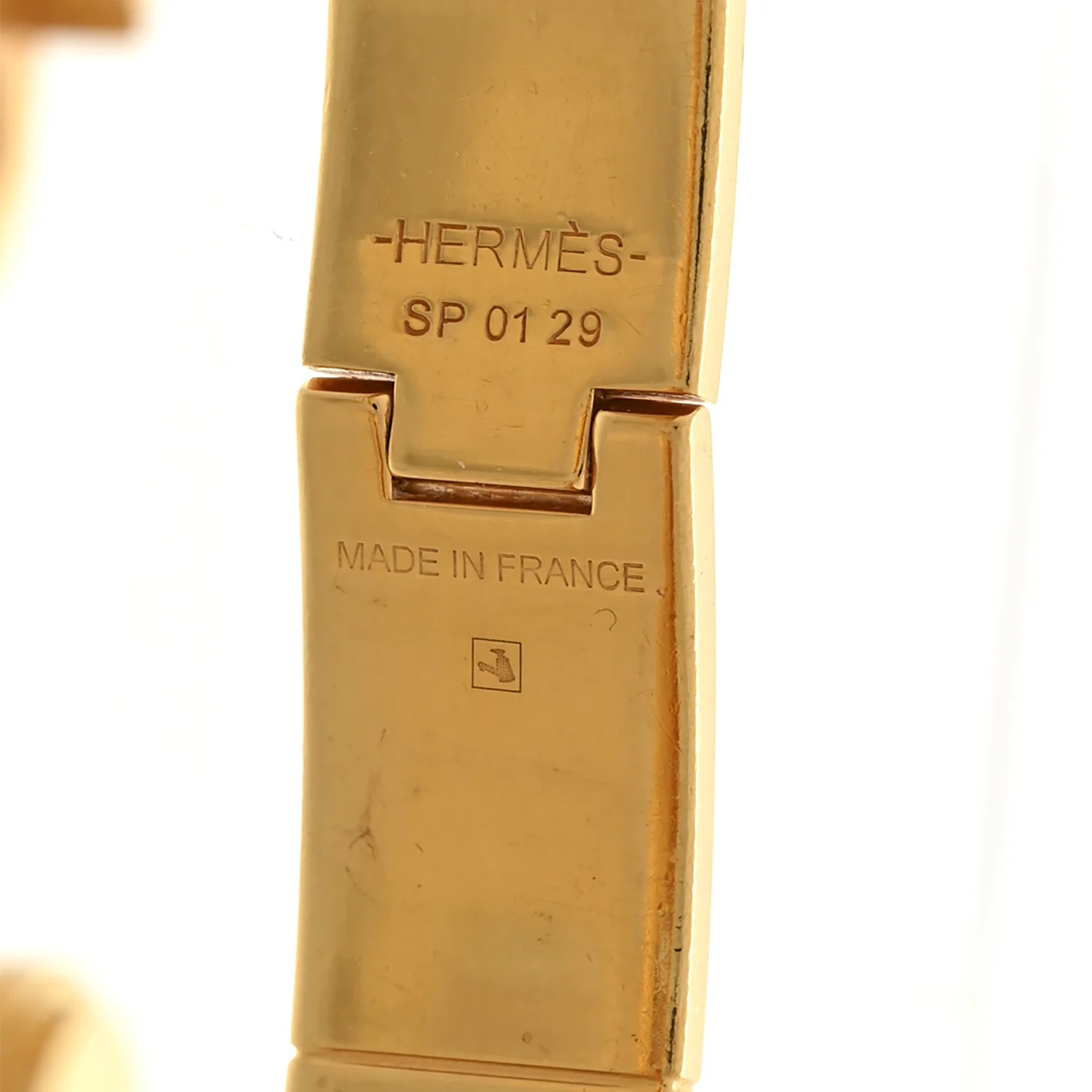Enamel Printed Narrow Colliers De Chiens Hinged Bracelet M La Vie En Rouge - Image 4