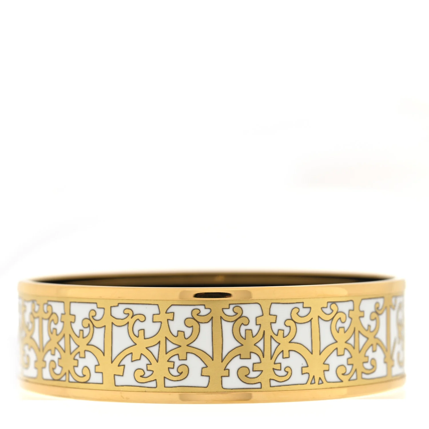 Enamel Printed Wide Balcons du Guadalquivir Bracelet 65 Gold - Image 3