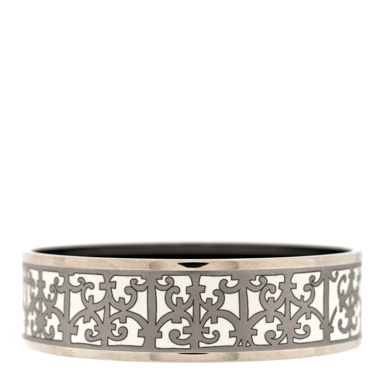 Enamel Printed Wide Balcons du Guadalquivir Bracelet 65 Silver - Image 3