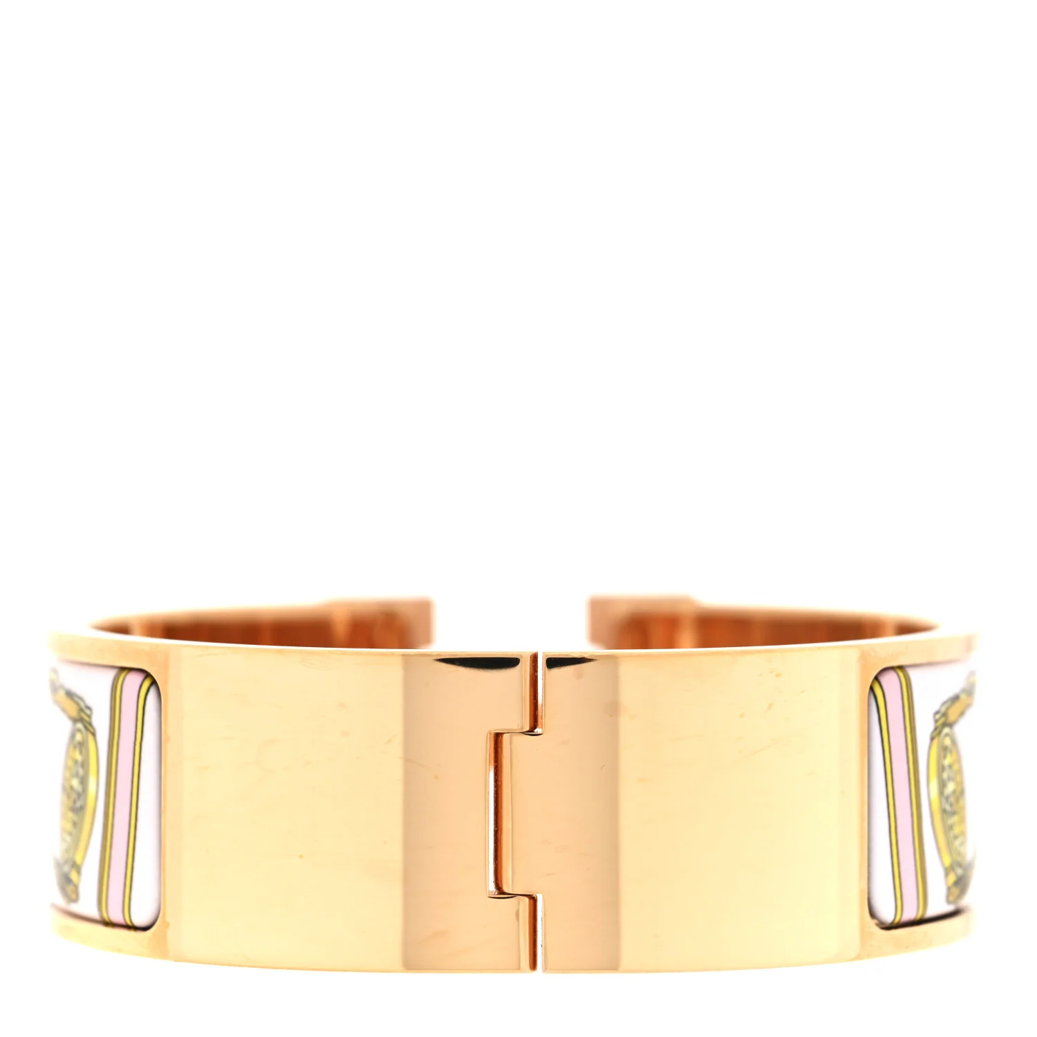 Enamel Printed Wide Musee Clic Clac H Bracelet PM Dragee - Image 3