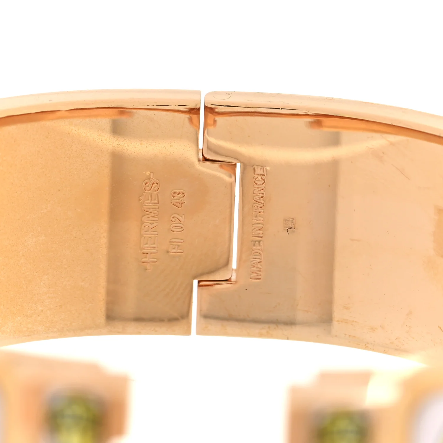 Enamel Printed Wide Musee Clic Clac H Bracelet PM Dragee - Image 4