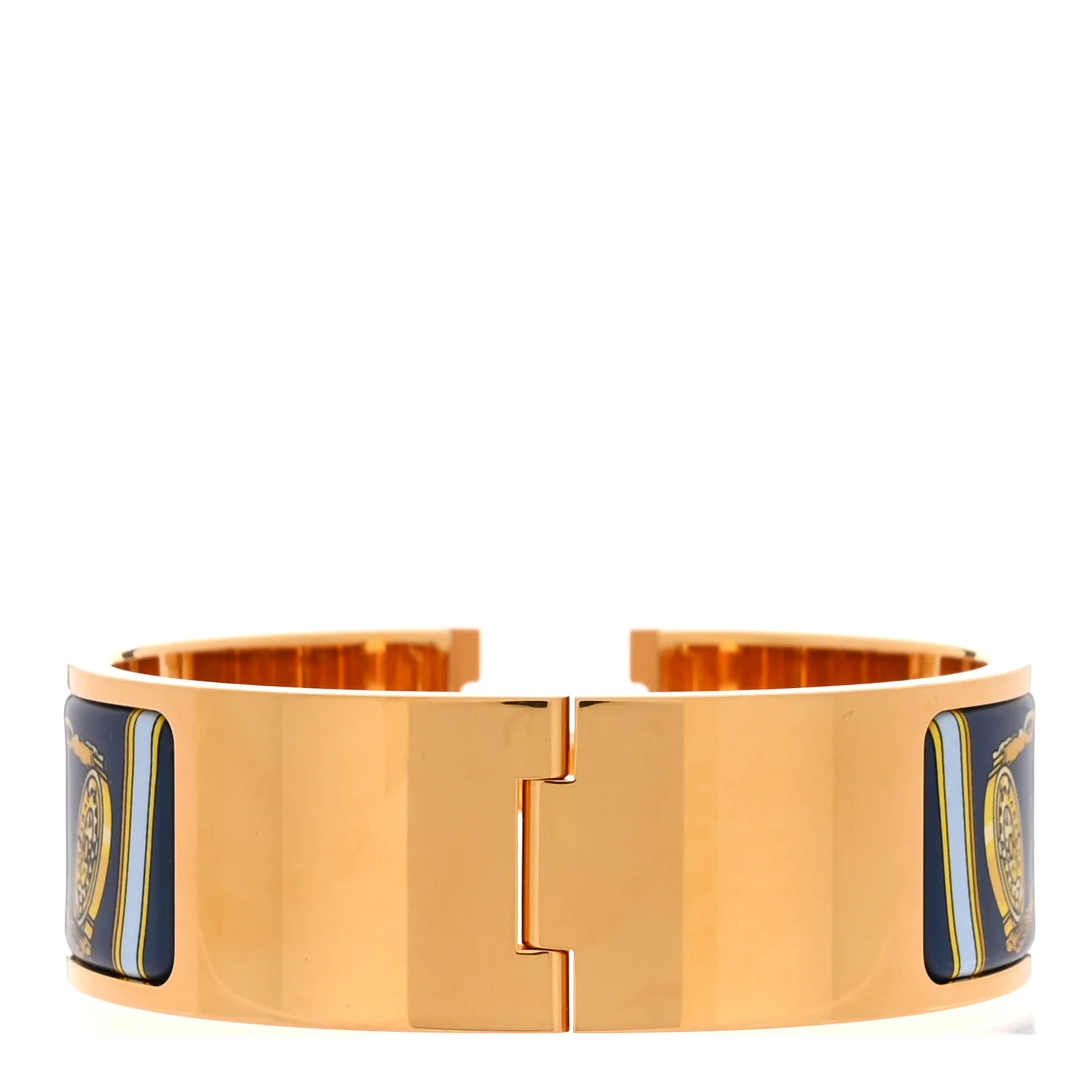Enamel Printed Wide Musee Clic Clac H Bracelet PM Ecume - Image 2